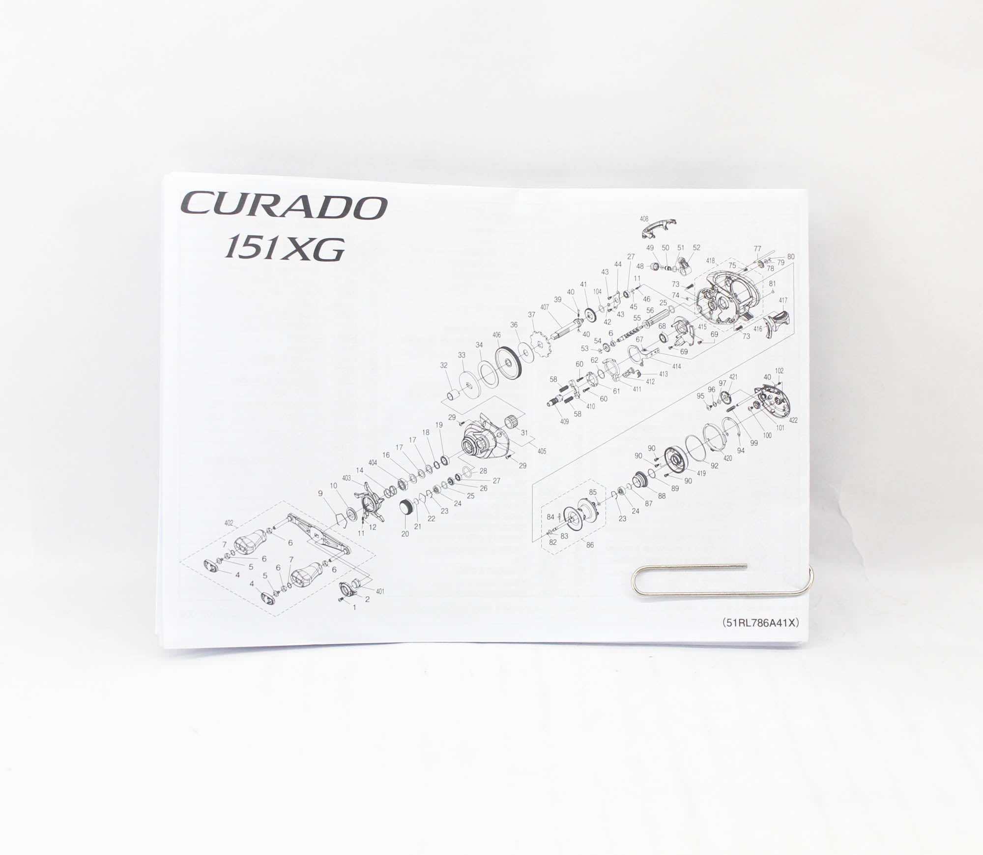 Shimano Reel Baitcast Curado 2025 151XG CU151XGM Left Hand (3354)