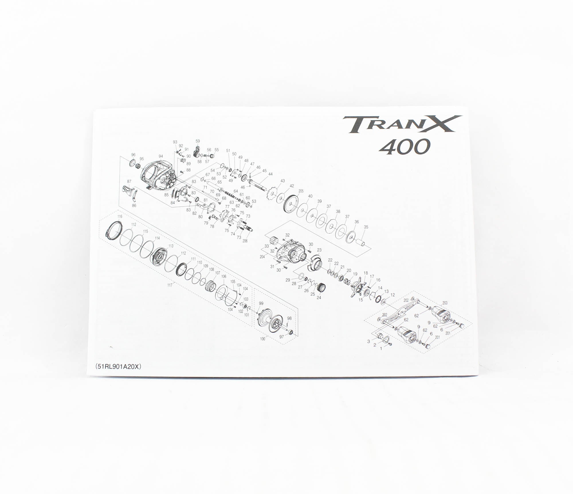 Shimano Reel Baitcast Tranx 400 Right Hand 2025 (4221)