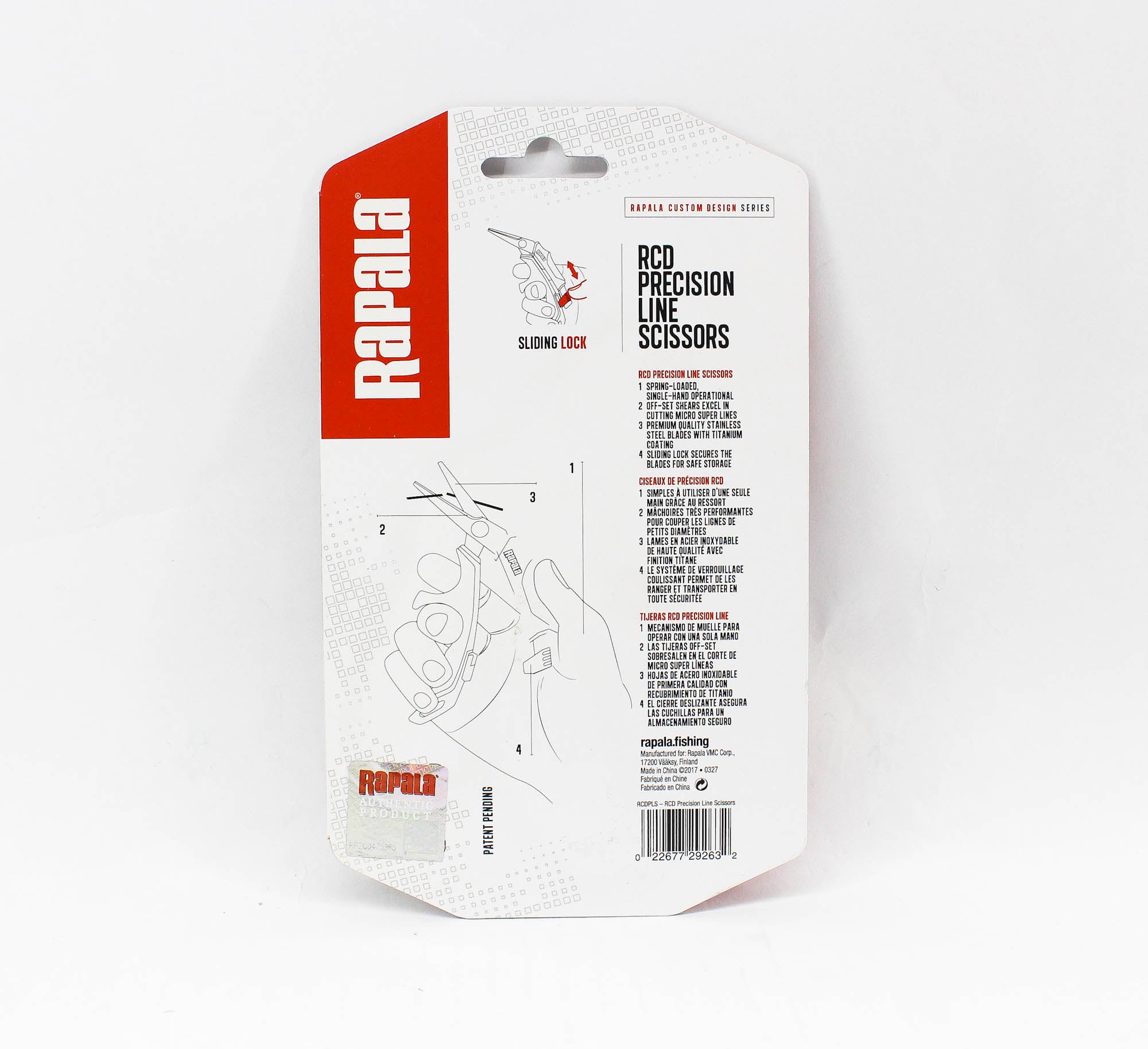 Rapala Original Accessories RCD Precision Line Scissors RCDPLS (2632)