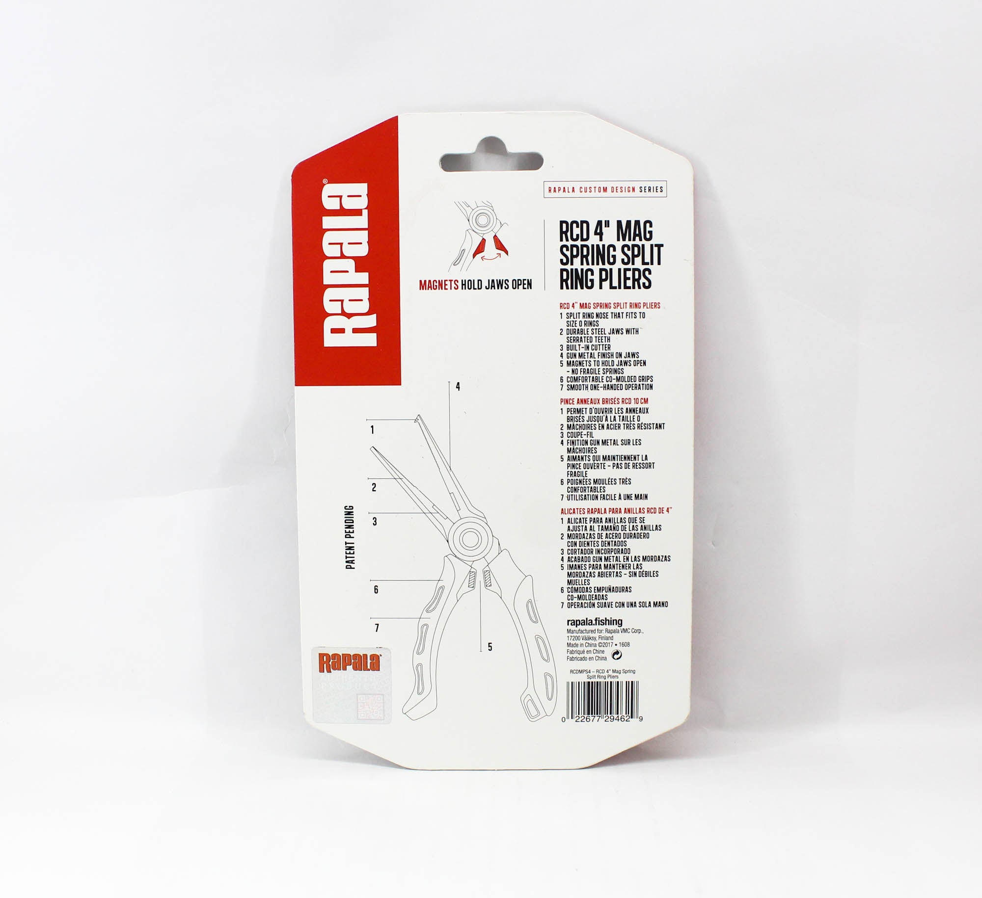 Rapala Original Accessories RCD 4 Inch Mag Split Ring Pliers RCDMPS4 (4629)