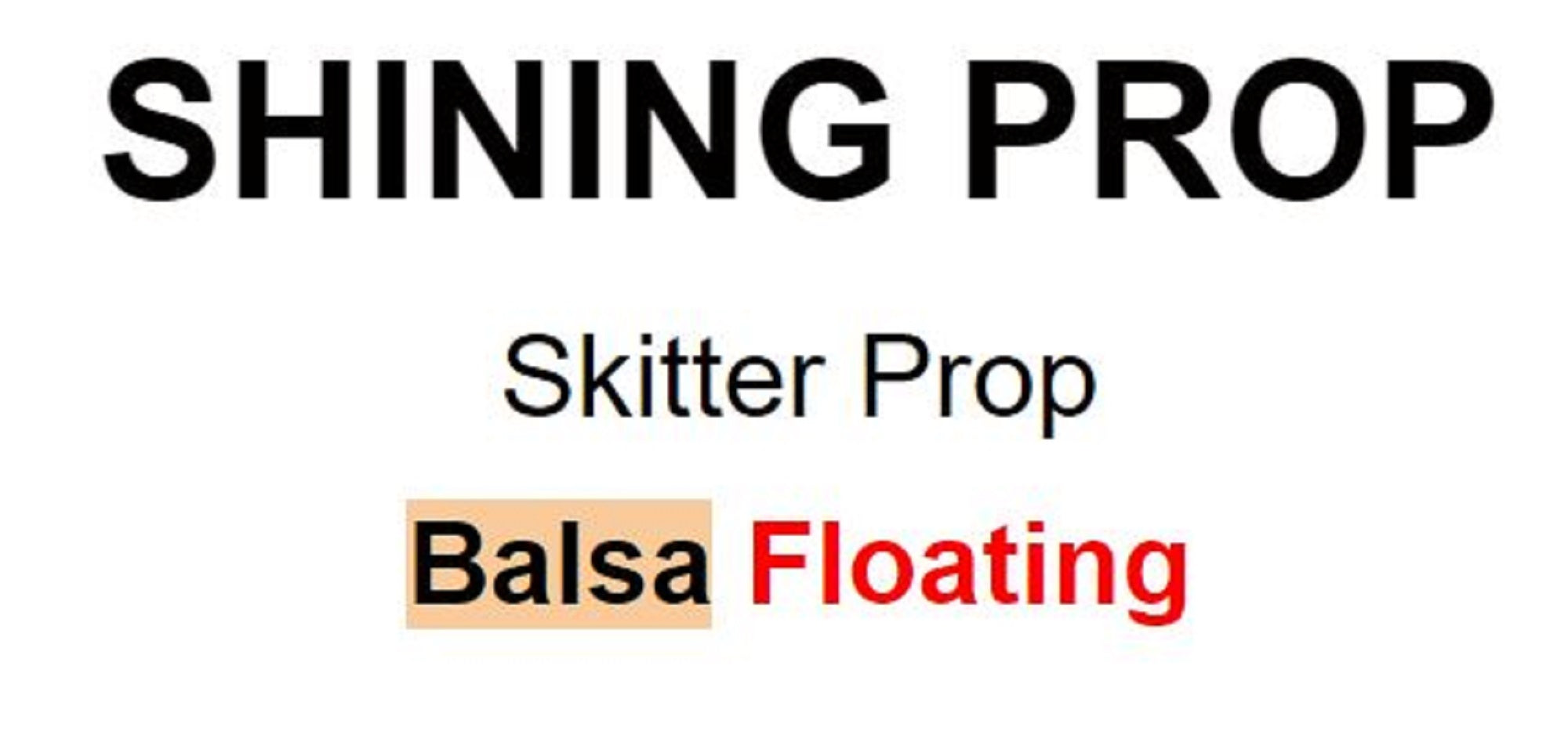 Rapala Popper Skitter Prop Floating Lure SPR07/CLN (2650)