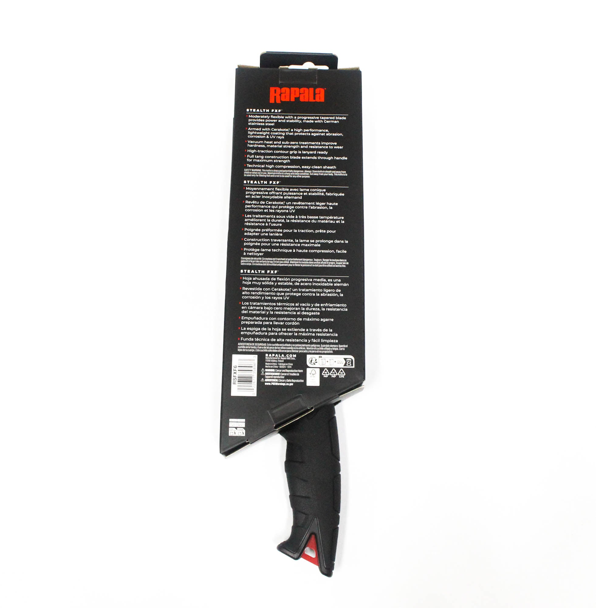 Rapala Stealth Fillet Knife Medium Flex 6 Inch RSFXF6 (8963)