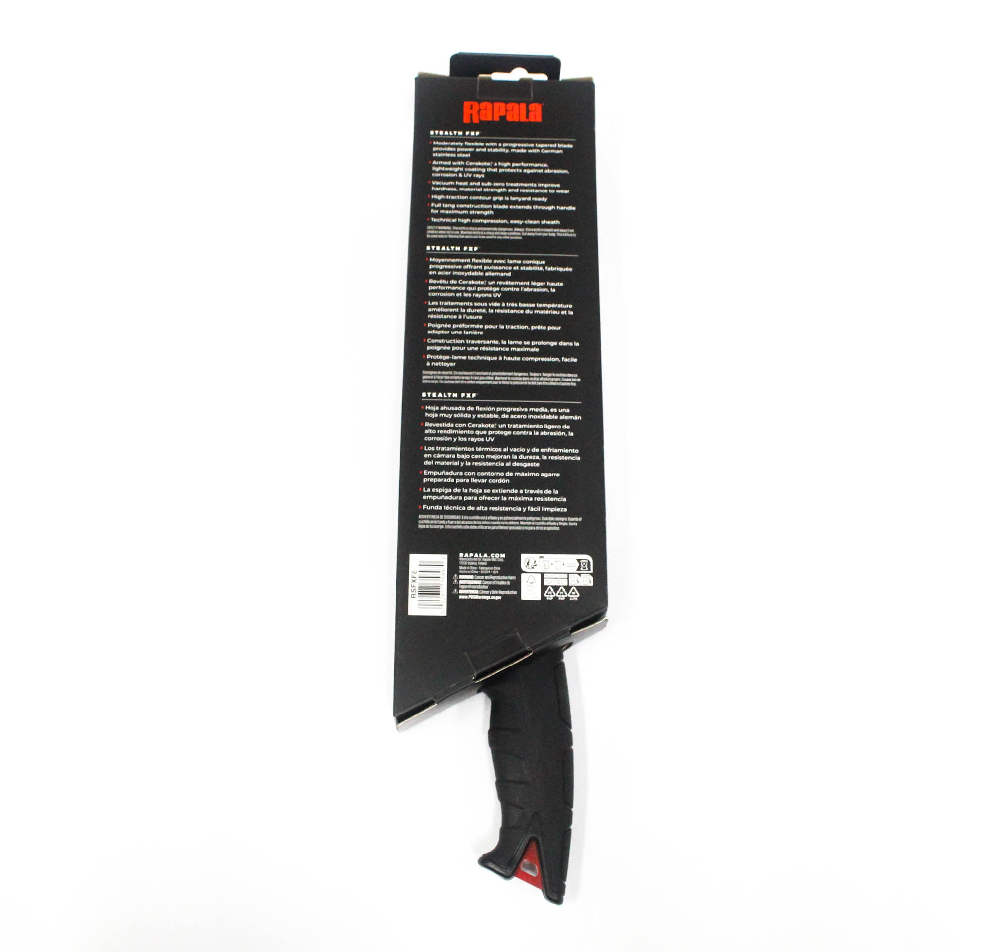 Rapala Stealth Fillet Knife Medium Flex 8 Inch RSFXF8 (8970)