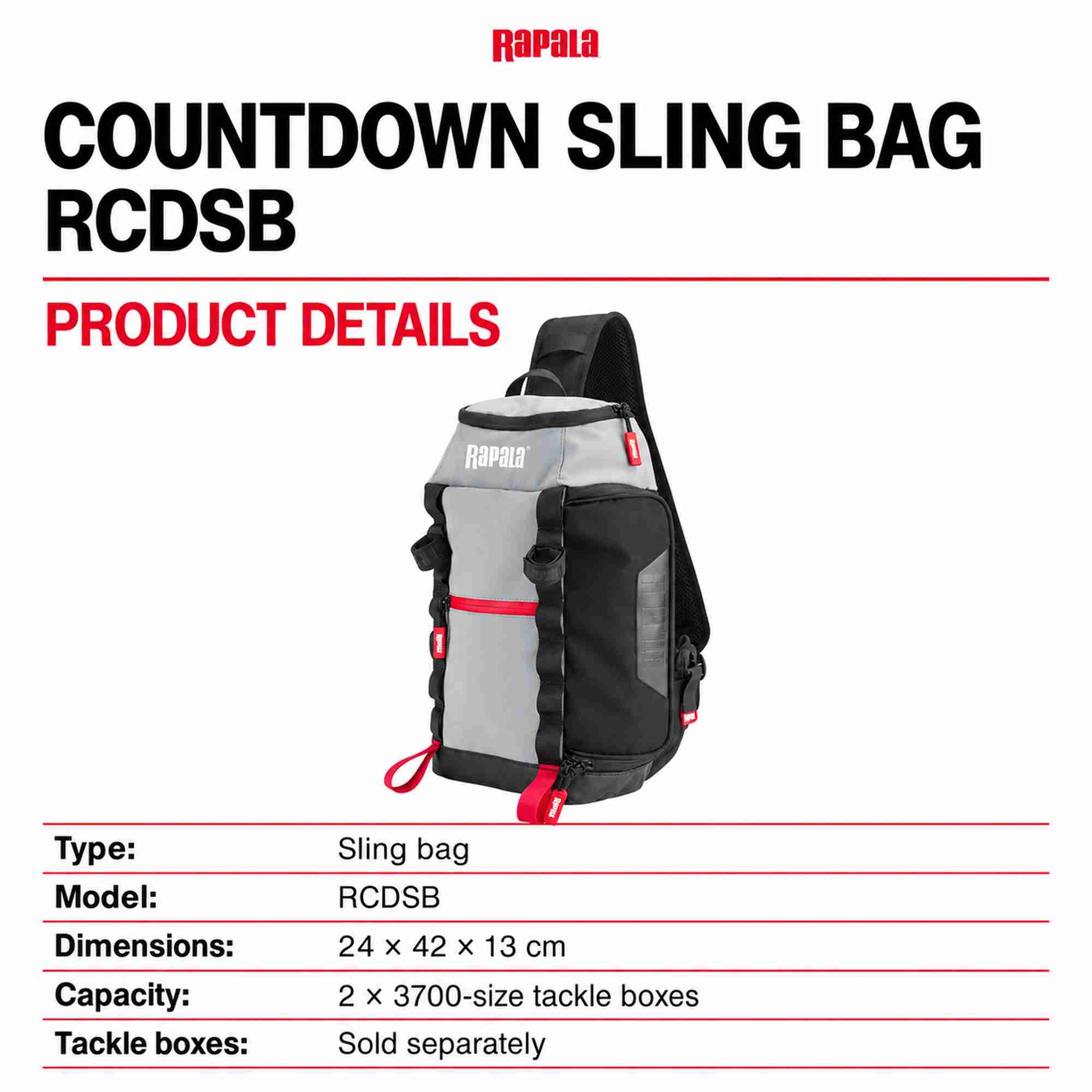 Rapala Bag Countdown Sling Bag RCDSB (9227)