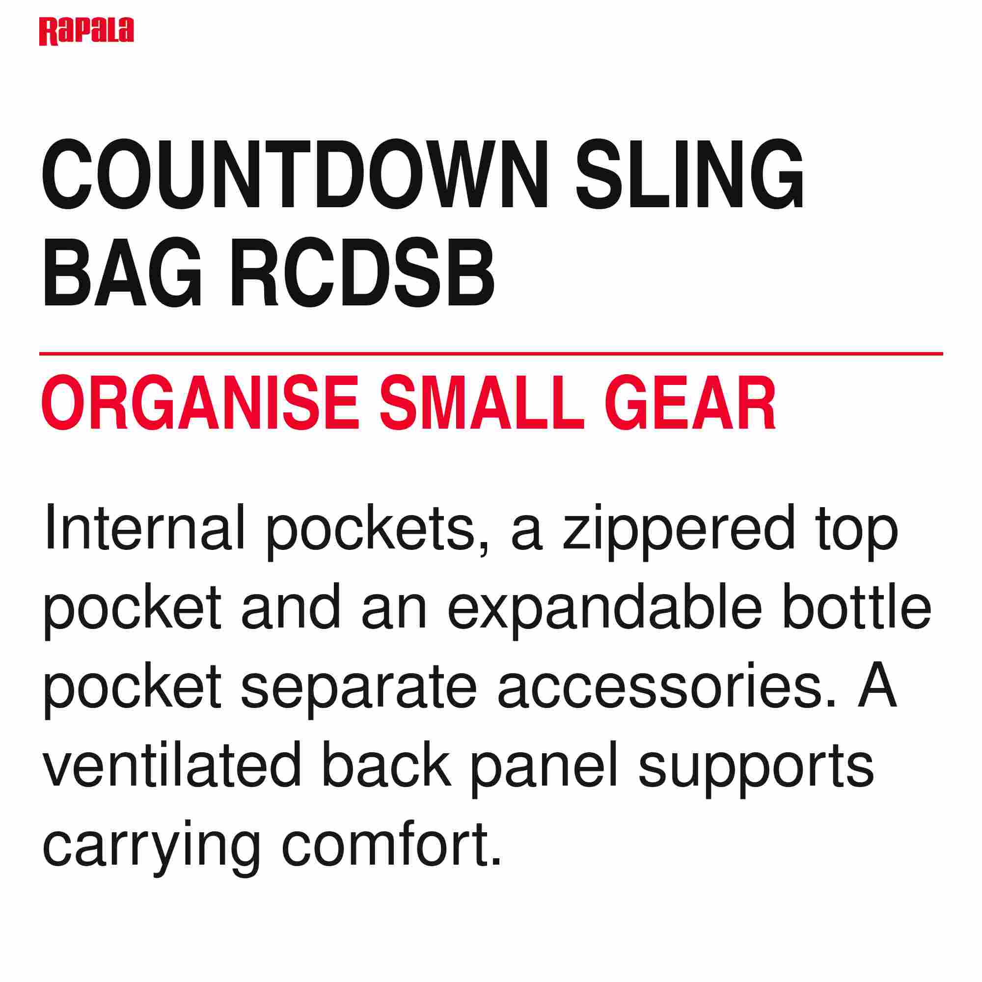 Rapala Bag Countdown Sling Bag RCDSB (9227)