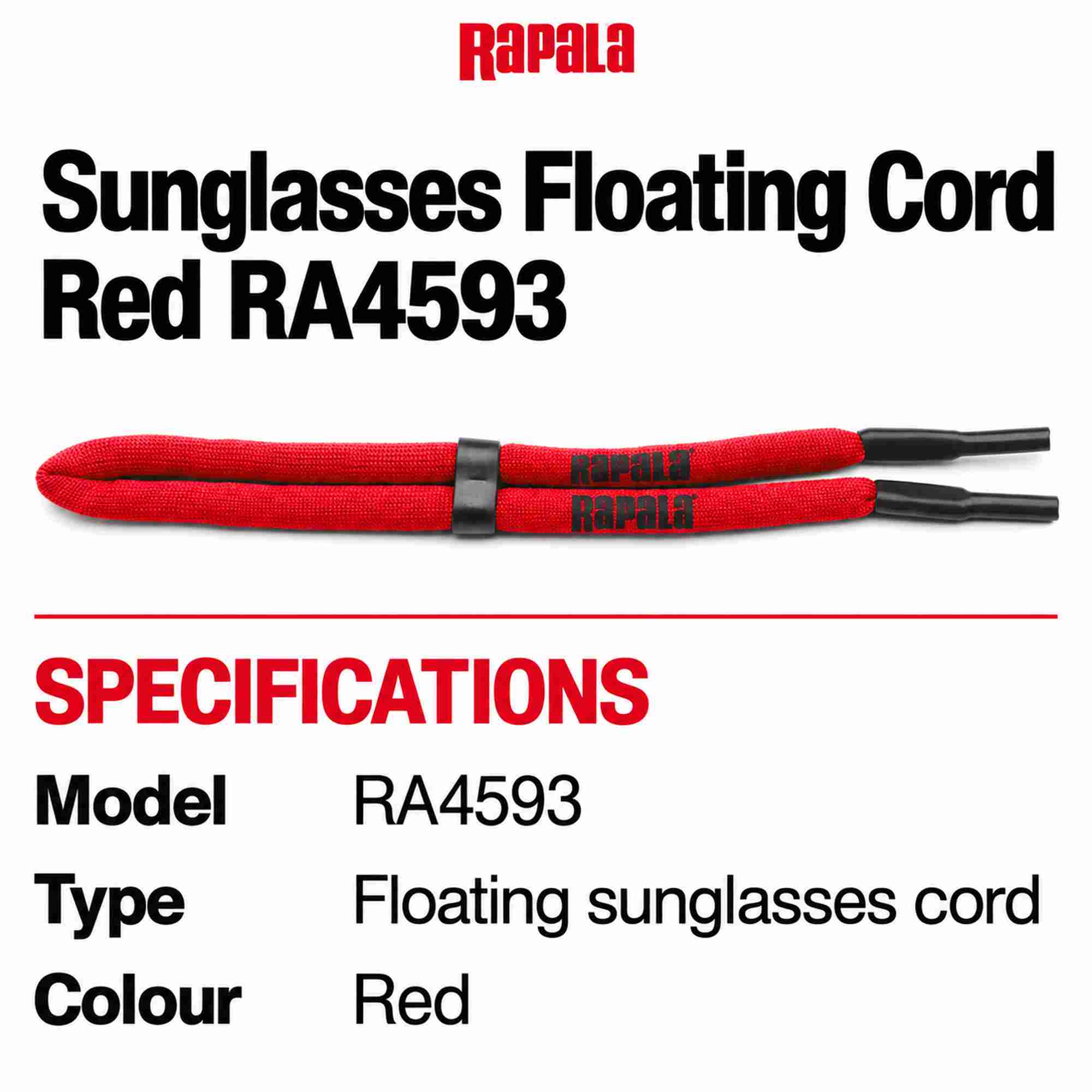 Rapala Sunglasses Floating Cord Red RA4593 (1275)