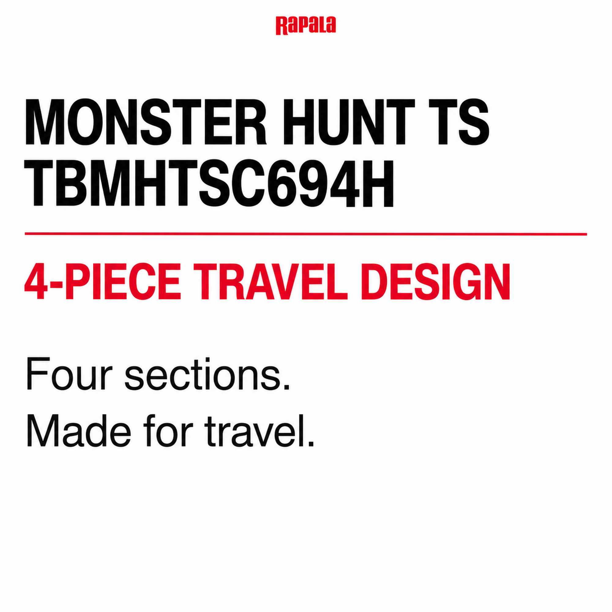 Rapala Rod Baitcast Trail Blazer Monster Hunt TS TBMHTSC694H (0853)