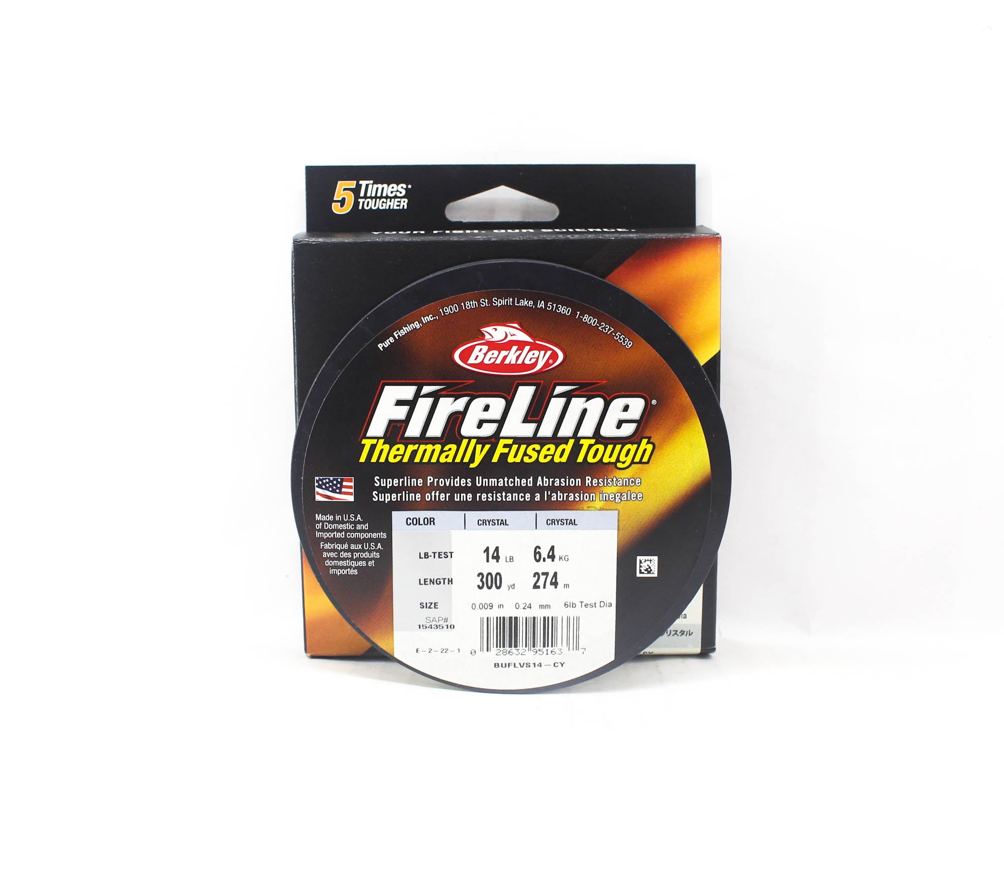 Berkley Fireline Fused Crystal 300yds 14lb White (1637)