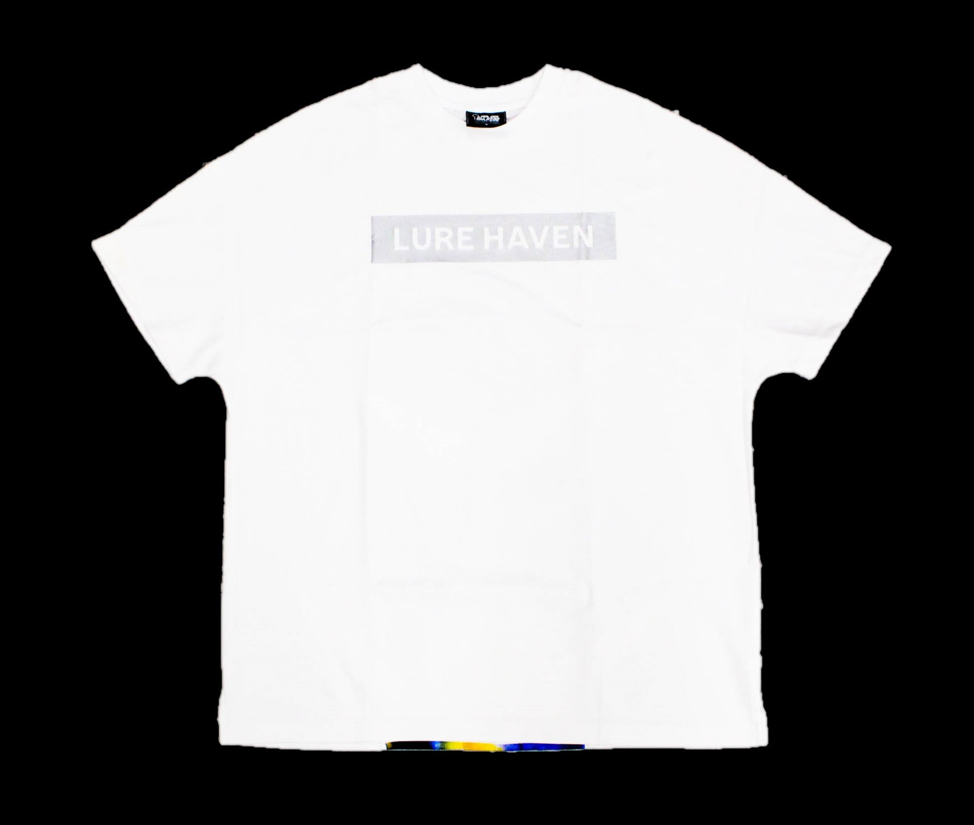 Lure Haven T-Shirt Custom Oversized Limited Tuna White Silver Size XL(0680)