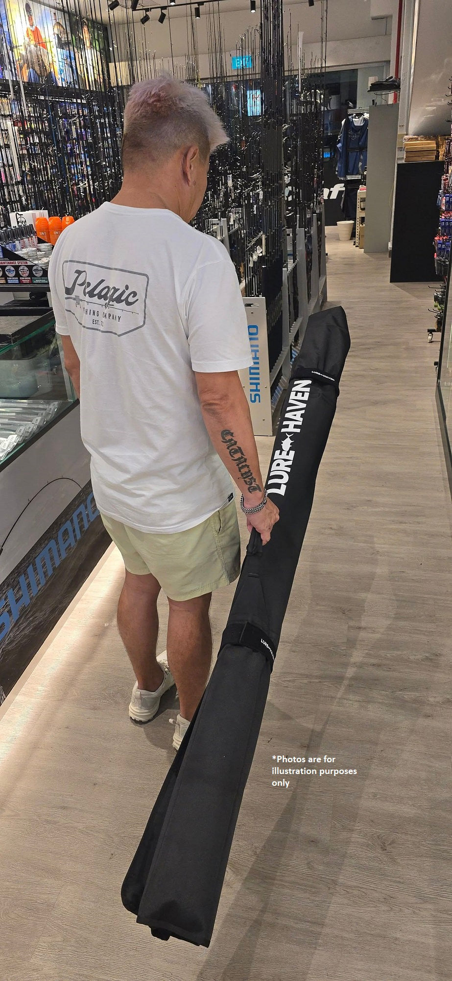 Lure Haven Rod Protection Roll Bag for Rod Tube (0691)