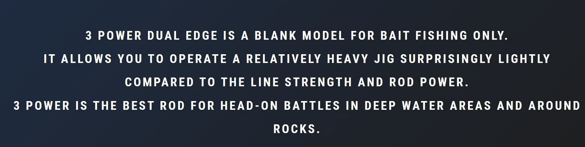 MC Works Rod Baitcast DE603LR/B SP P.E 2-4 Jig Max 250 grams (1047)