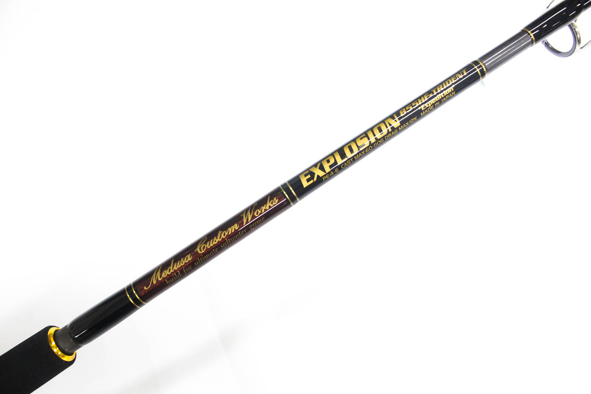 Mpc Big Rig Rod MC Works Rod Spinning EX855HF-T P.E 4-6 60-110 grams Travel 3 Piece (1