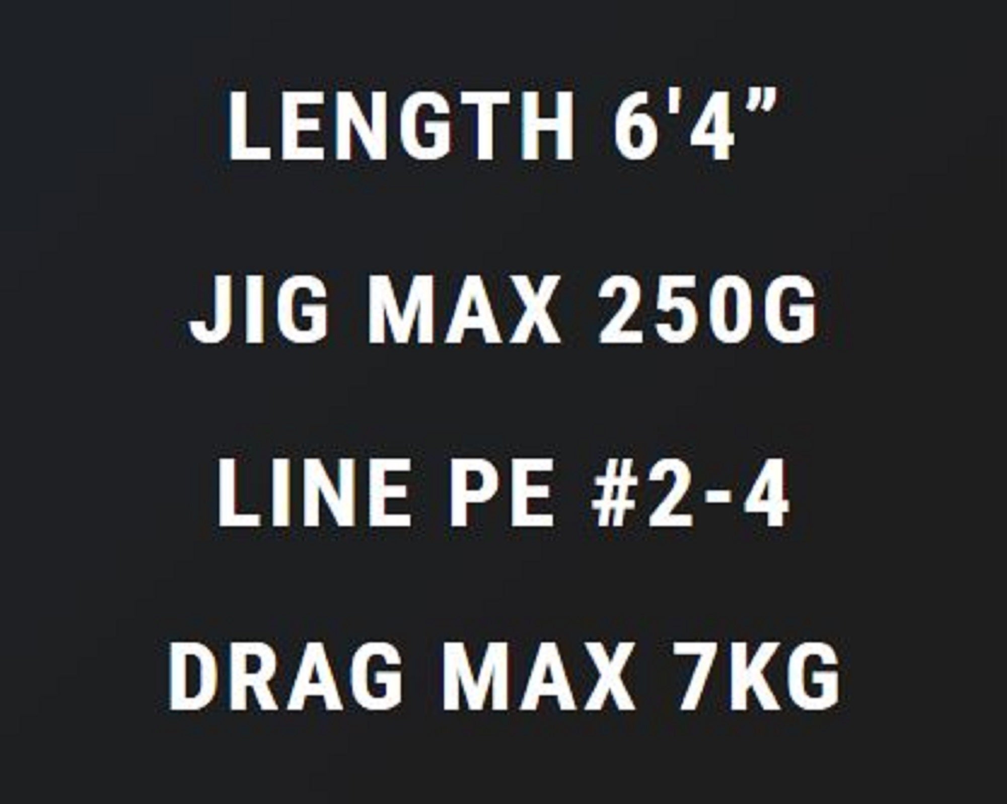 MC Works Rod Spinning DE643LR SP P.E 2-4 Jig Max 250 grams (1050)