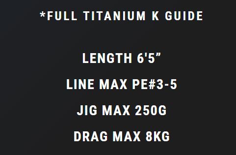 MC Works Rod Spinning MT653LR SP P.E 3-5 Jig Max 250 grams (1056)