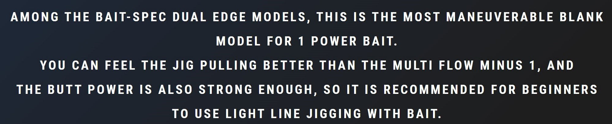 MC Works Rod Baitcast DE631LR/B SP P.E 1.5-3 Jig Max 180 grams (1059)