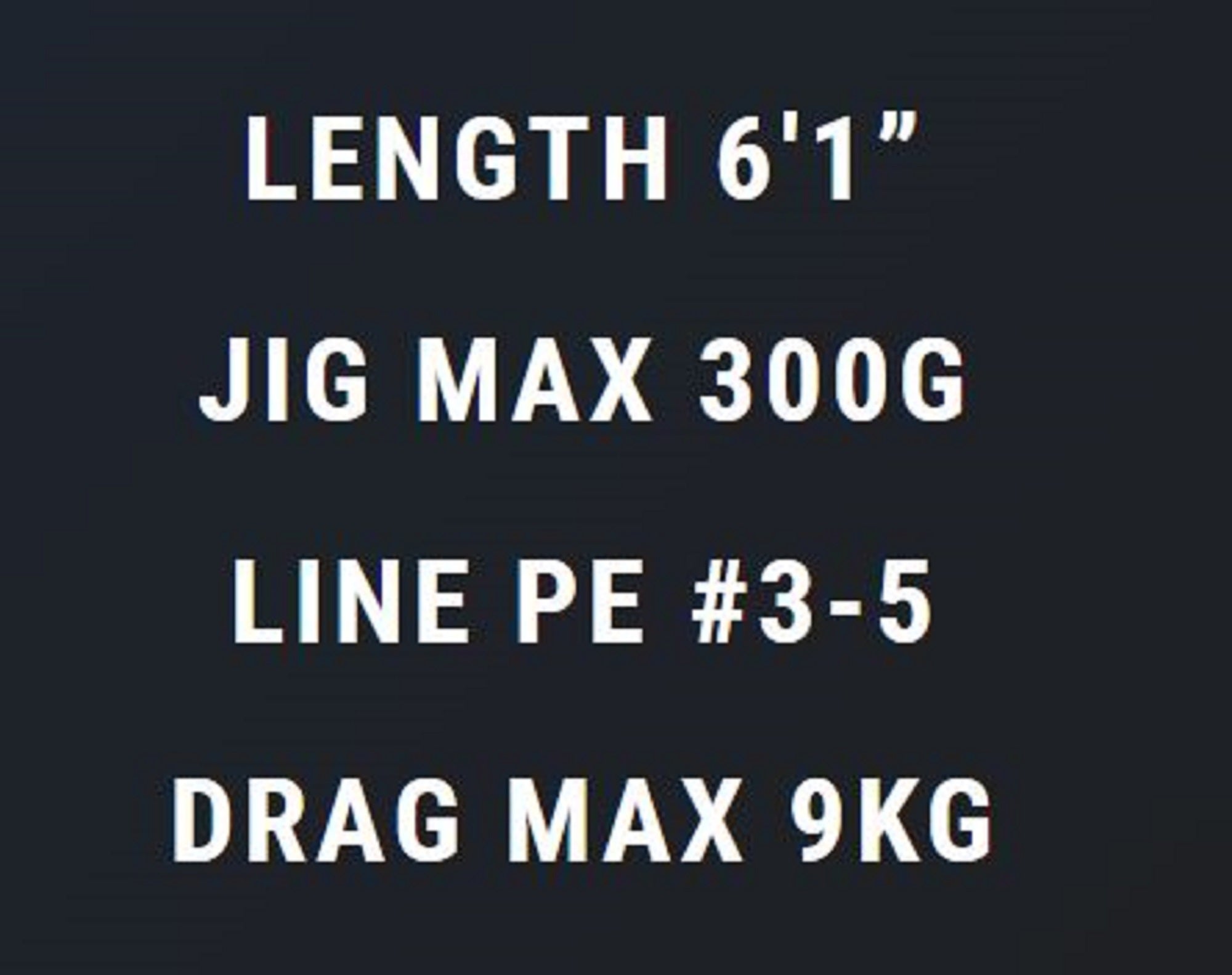 MC Works Rod Spinning DE614LR SP P.E 3-5 Jig Max 300 grams (1060)