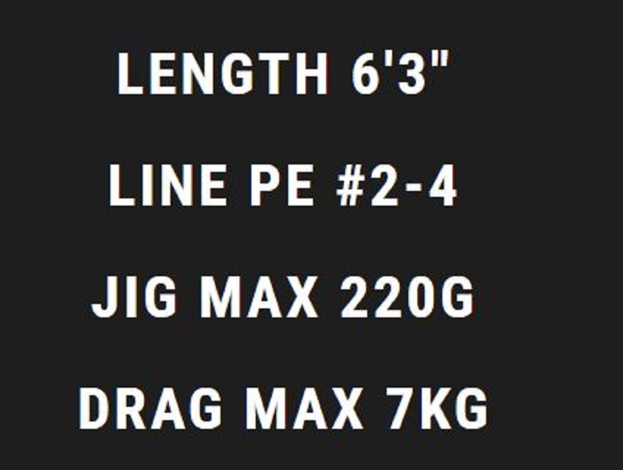 MC Works Rod Spinning NB632SS STD P.E 2-4 Jig Max 220 grams (1062)