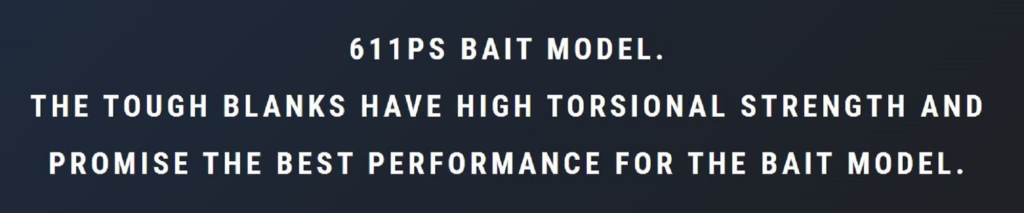 MC Works Rod Baitcast DT611PS/B STD P.E 1.5-3 Jig Max 190 grams (1063)