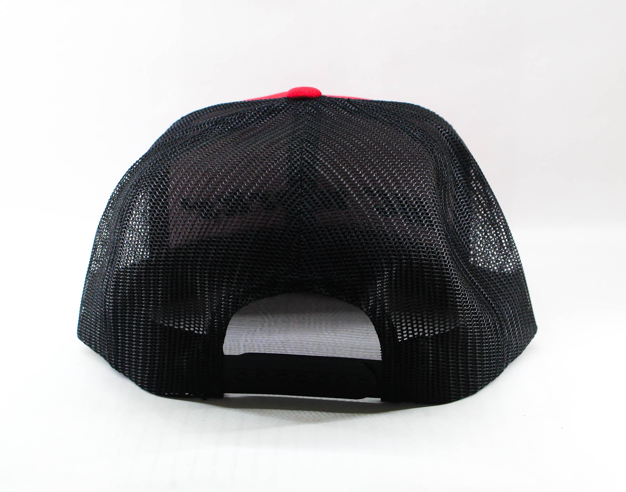 MC Works Cap Half Mesh Flat Visor Red (1077)