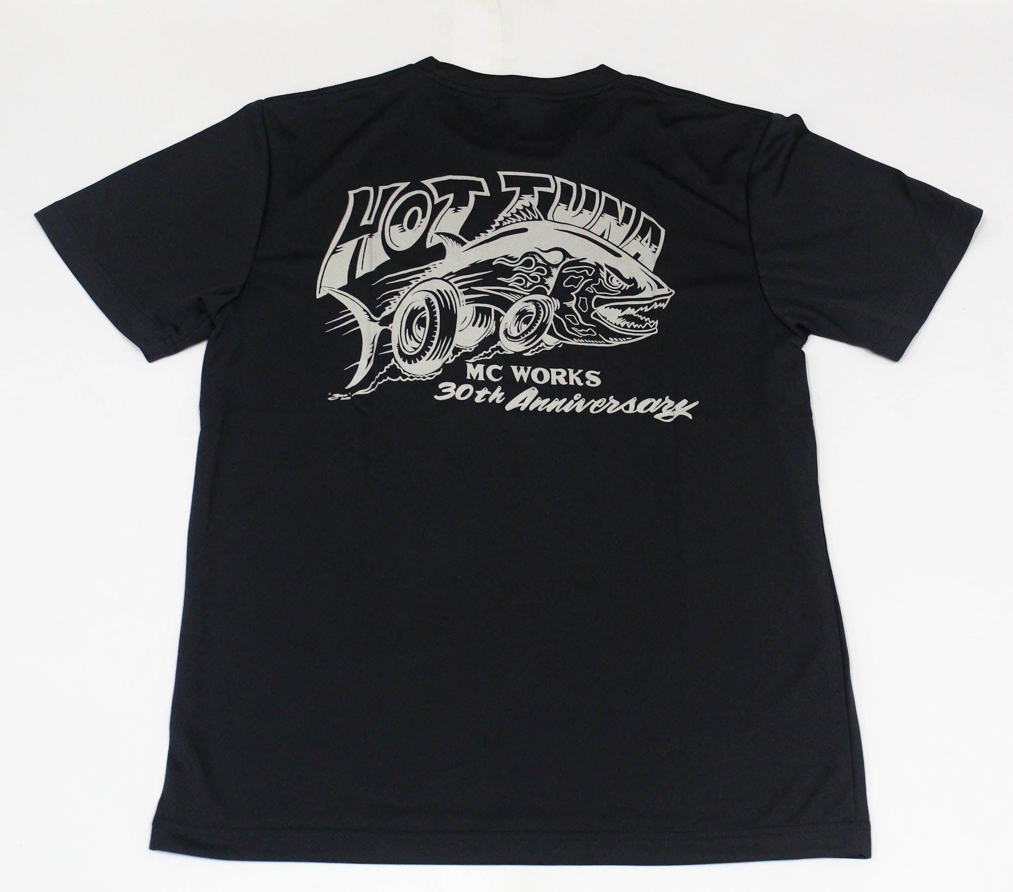 MC Works T Shirt Short Sleeve Hot Tuna Grey Size L (1092)
