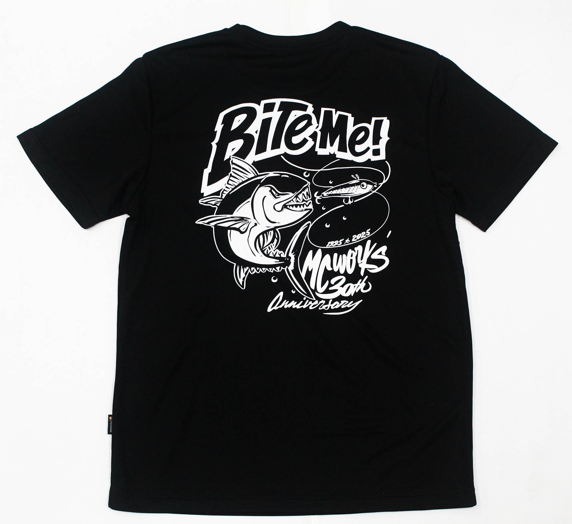 MC Works T Shirt Short Sleeve Bite Me Black Size M (1103)