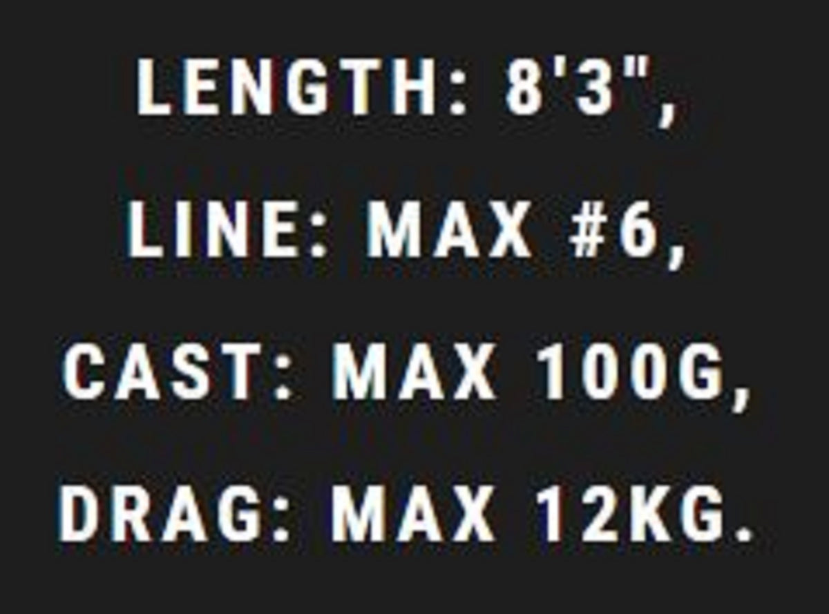 Mpc Big Rig Rod MC Works Rod Spinning GR834STR SP Max P.E 6 Max 100 grams (1151)