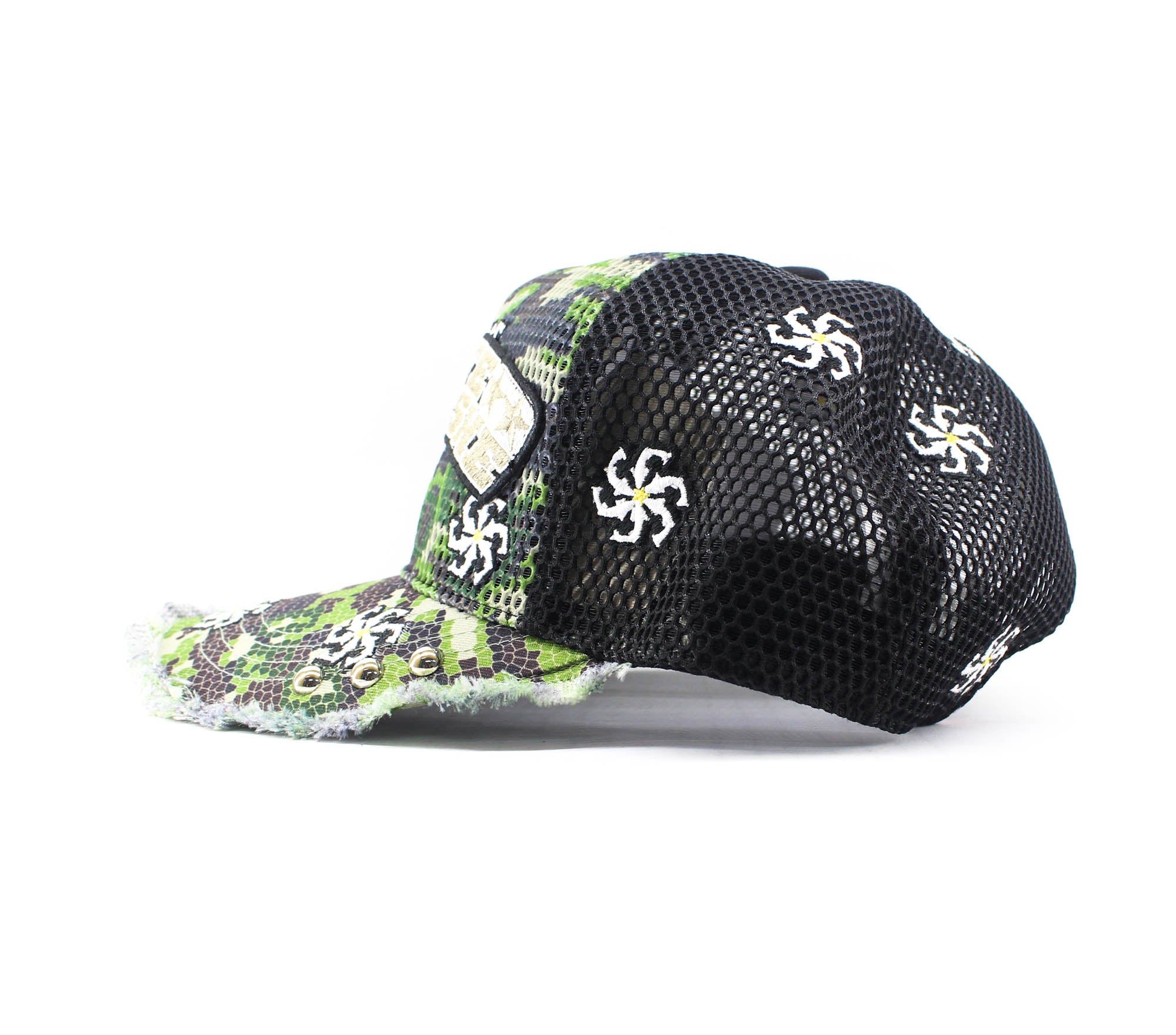 One Bite One Fish OBOF Cap OBOF-23 All Mesh Arch Logo (2046)