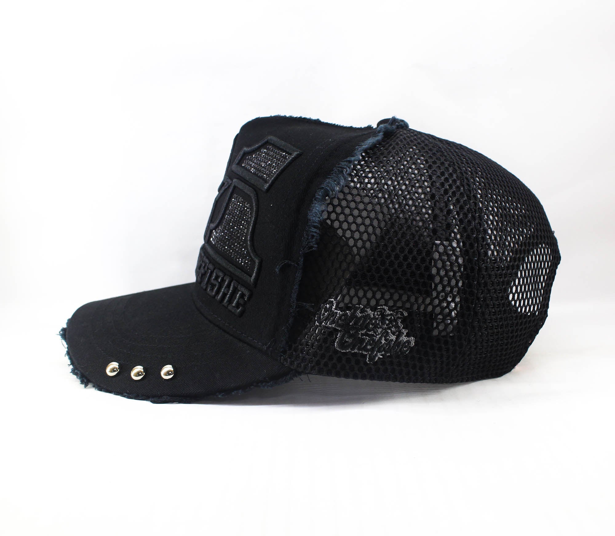 One Bite One Fish OBOF Cap OBOF-24 Bitten Black