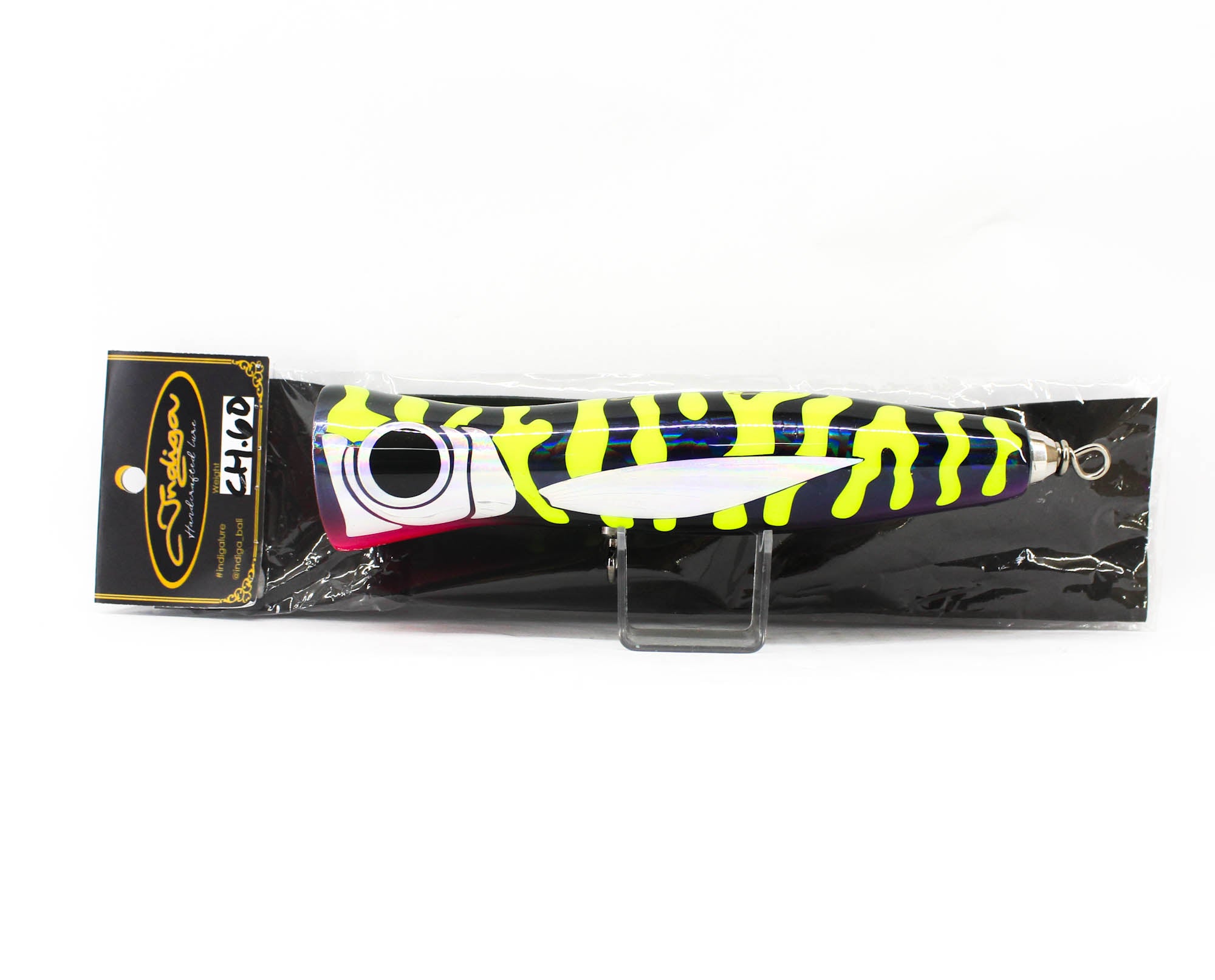 Indiga Popper Chugger Long 120 Grammes White Bone (2182 Indiga Popper Chugger Long 120 Grammes White Bone (2182