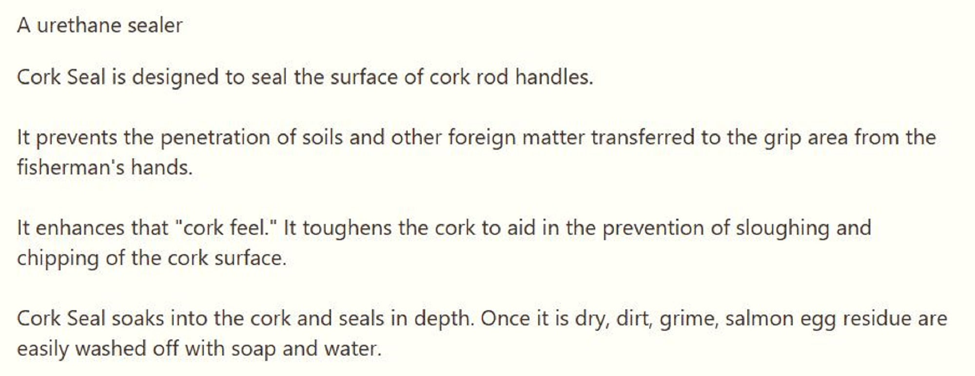 U40 Rod Building U40-3 Cork Seal 2oz (3008)