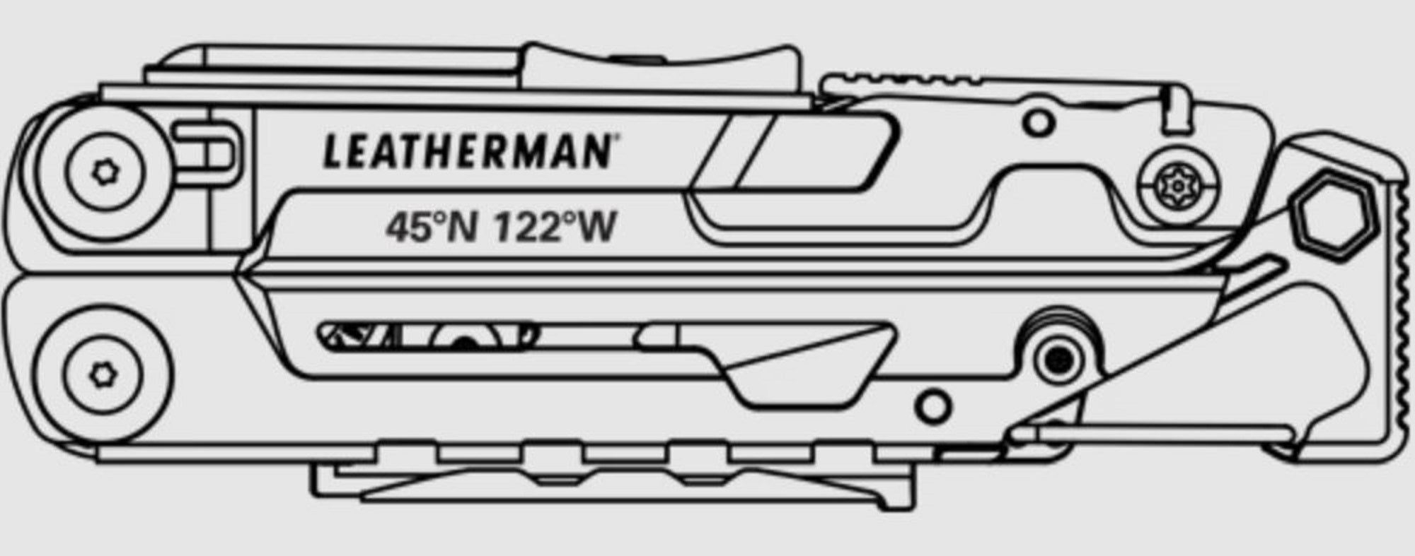 Leatherman YL833183 Signal Multi Tool 19 Functions Sheath Guava (0247)