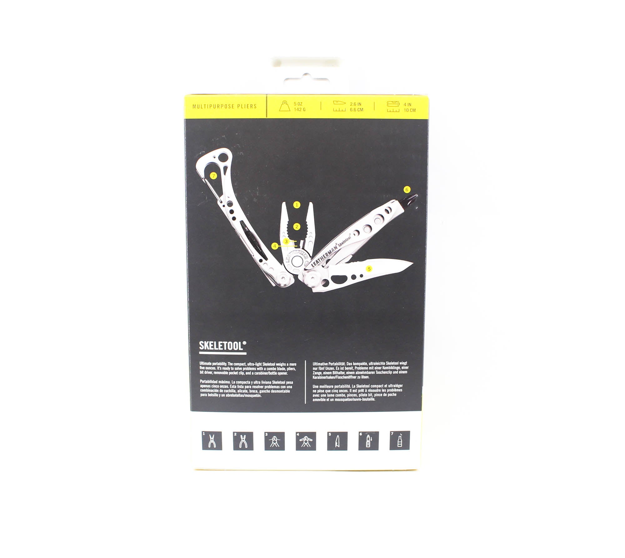 Leatherman YL830921 Skeletool Multi Tool 7 Functions (7454)