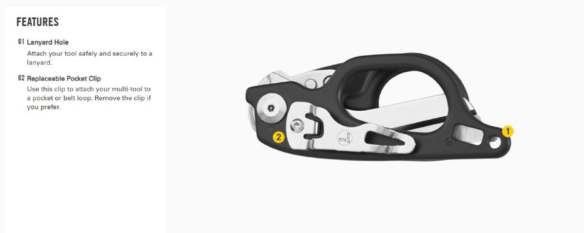 Leatherman YL831742 Raptor Rescue Shears with Molle Holster (3587)