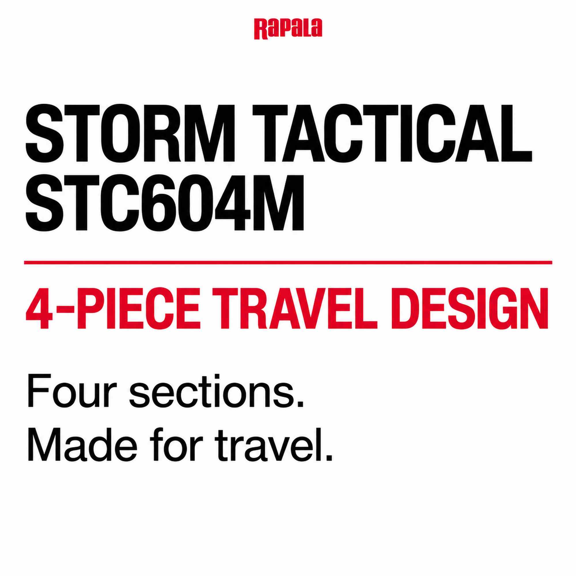 Rapala Rod Baitcast Storm Tactical STC604M (5674)