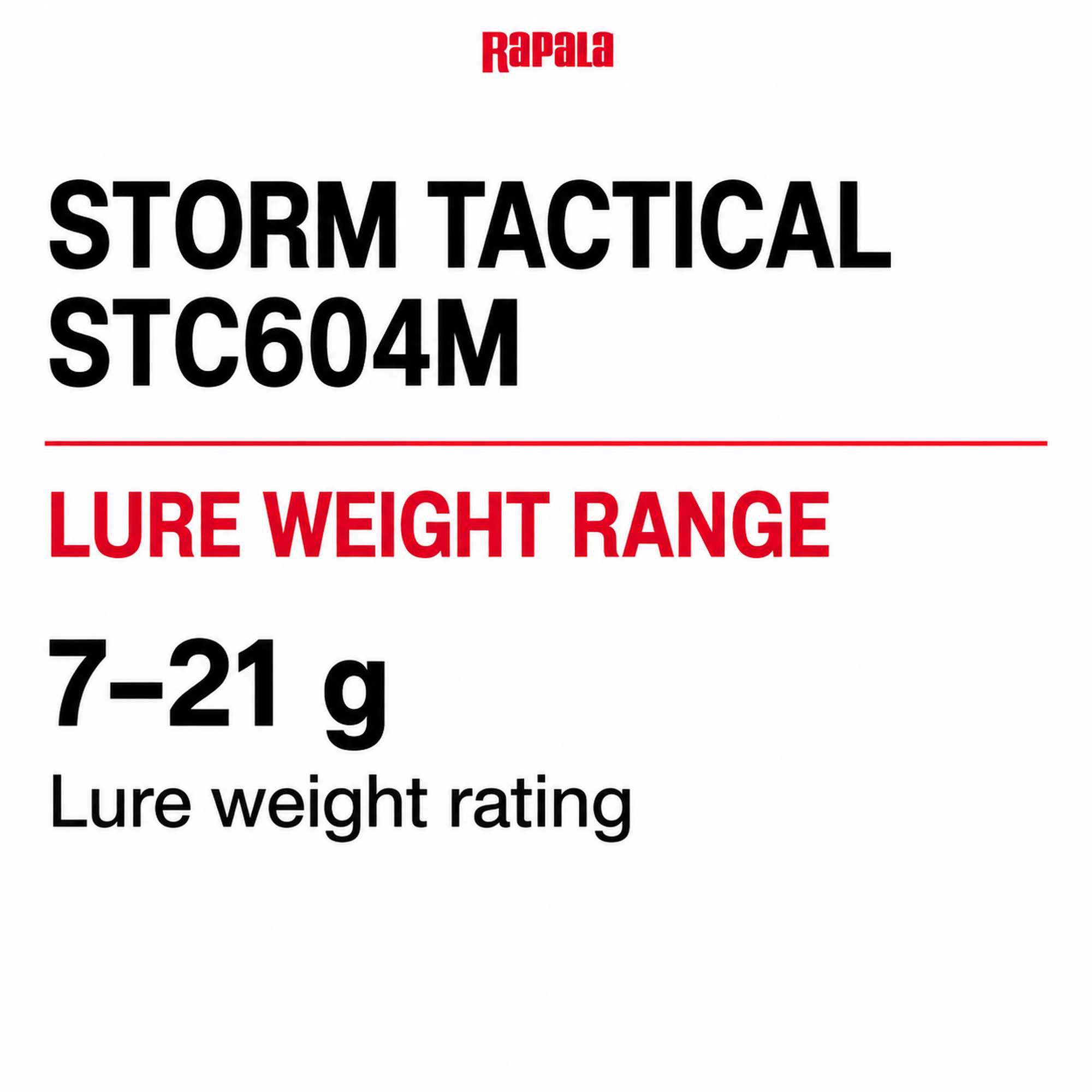 Rapala Rod Baitcast Storm Tactical STC604M (5674)