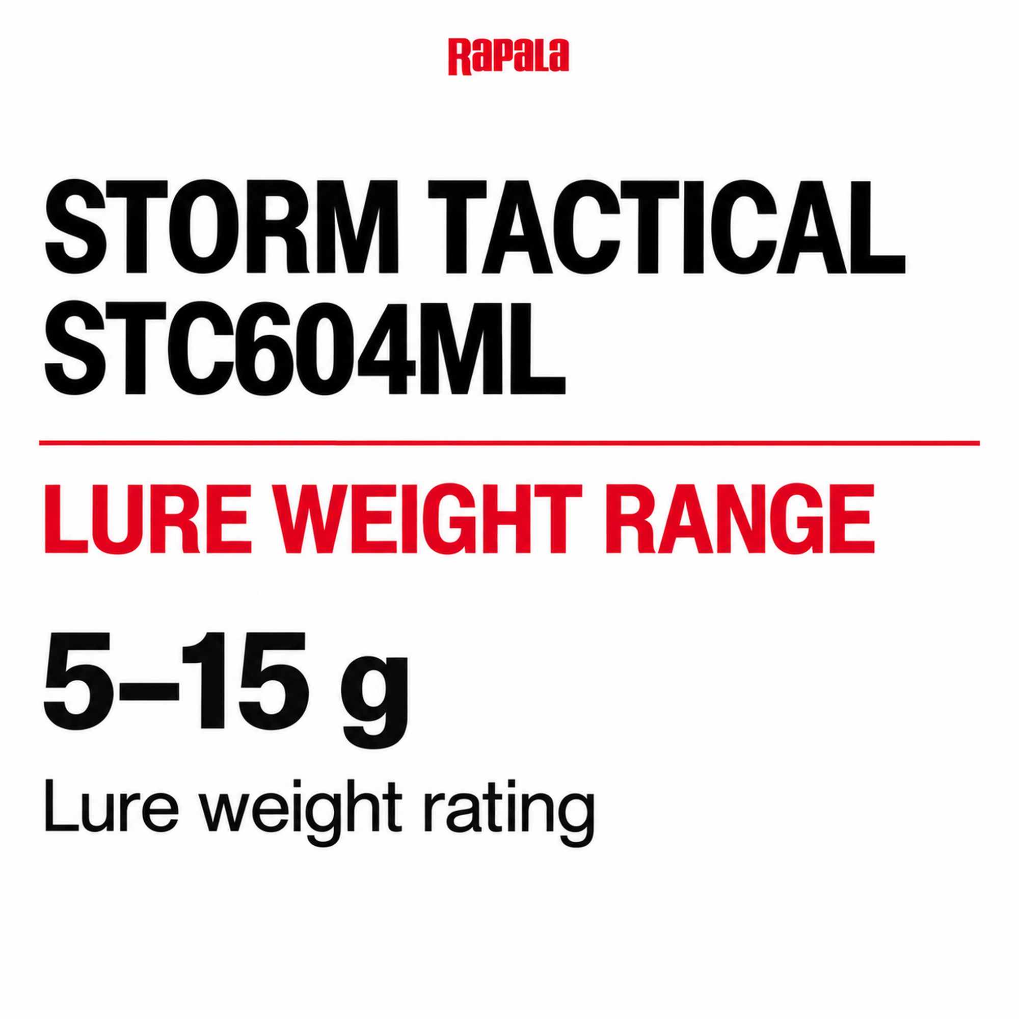 Rapala Rod Baitcast Storm Tactical STC604ML (5681)