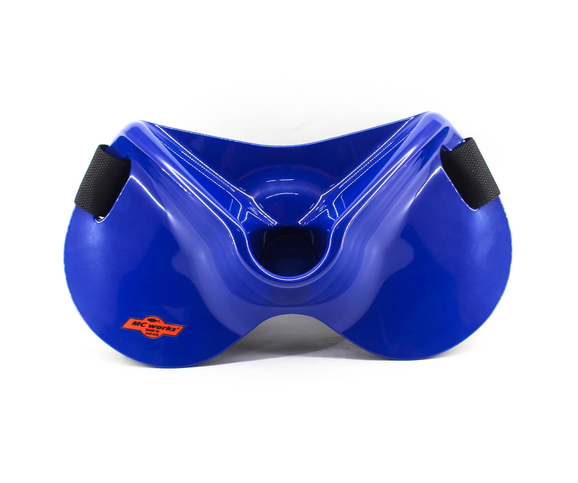 MC Works TT Tuna Trevally Fighting Belt Deep Gimbal Belt Blue (0083)