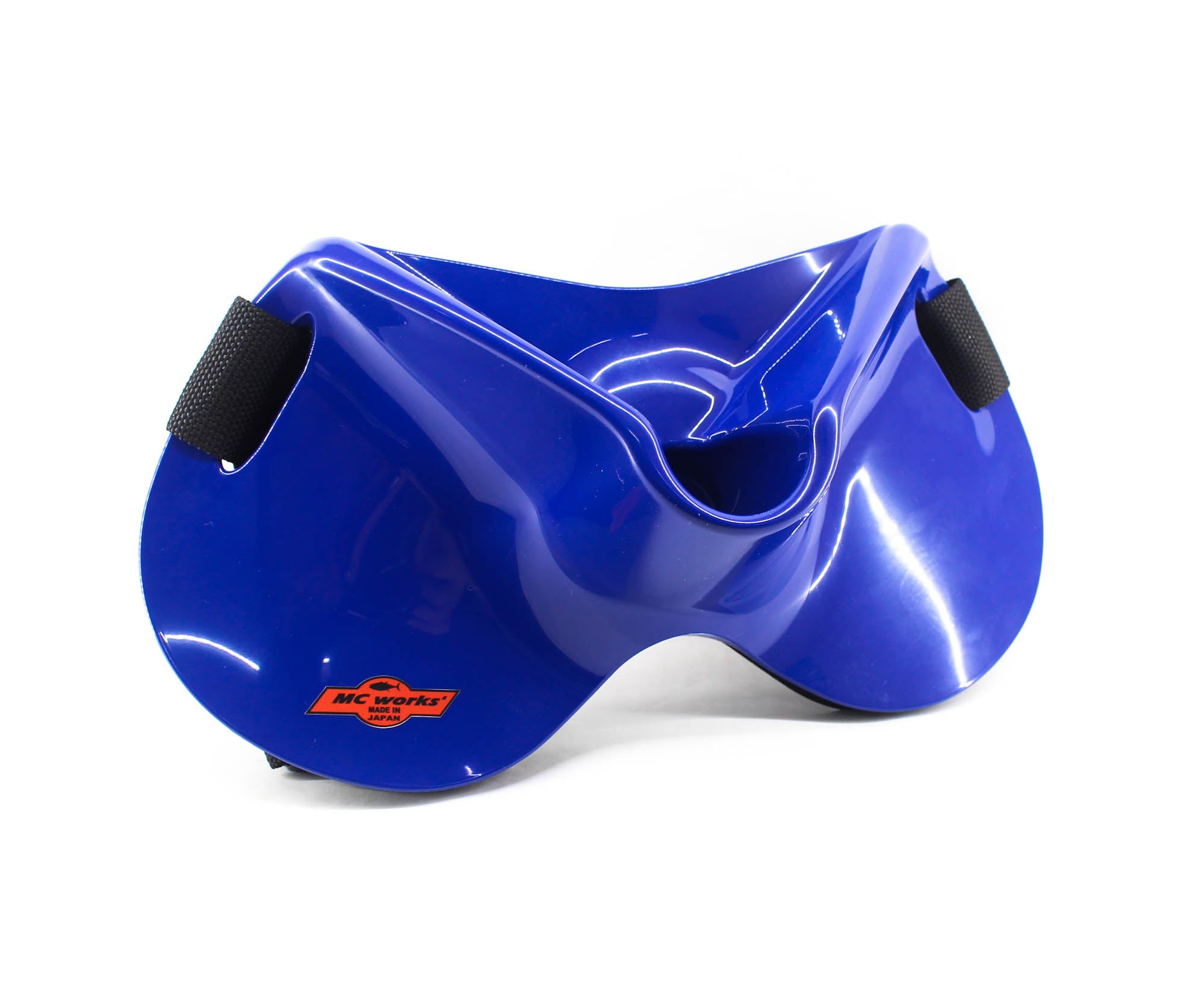 MC Works TT Tuna Trevally Fighting Belt Deep Gimbal Belt Blue (0083)