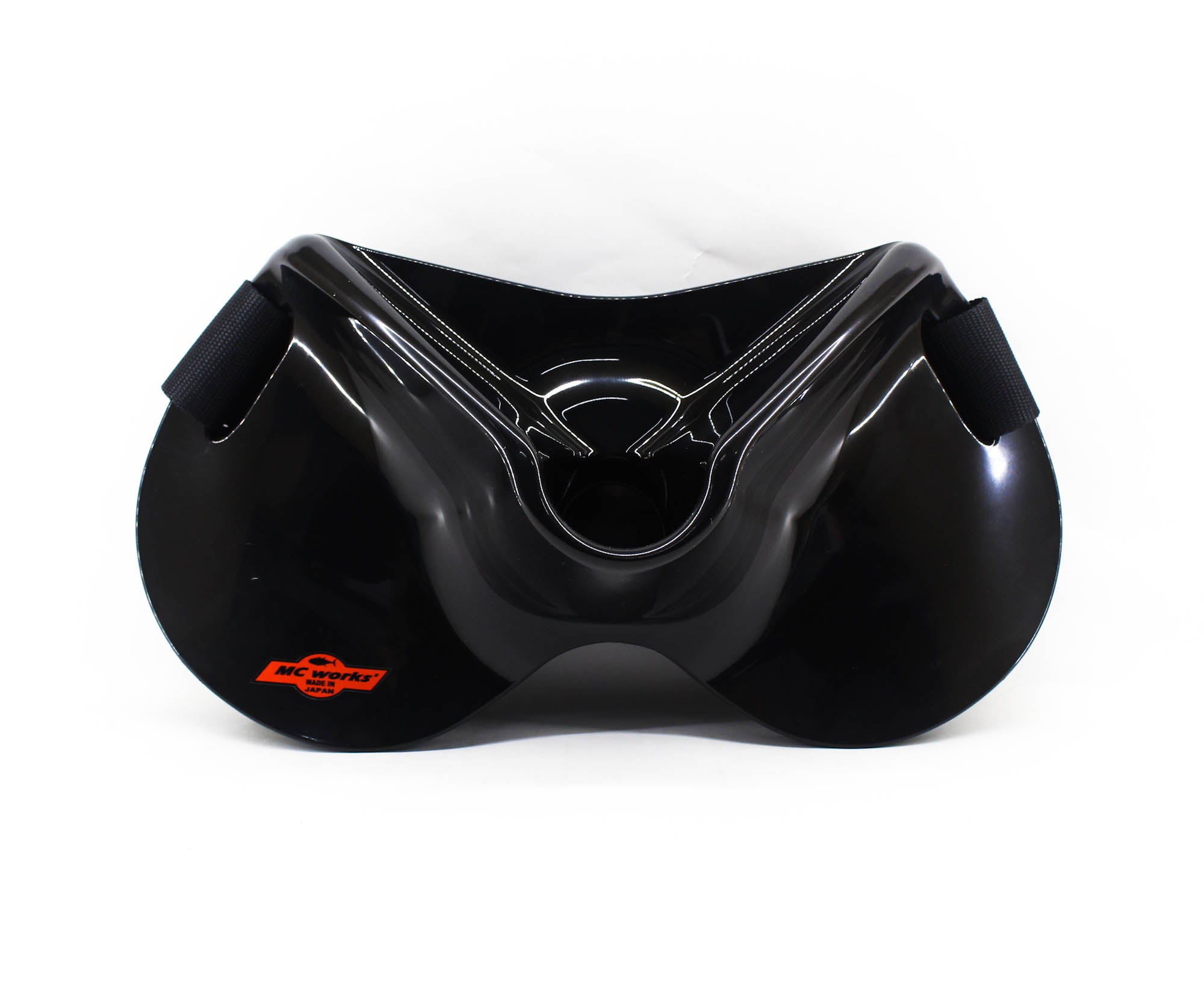 MC Works TT Tuna Trevally Fighting Belt Deep Gimbal Belt Black (0084)