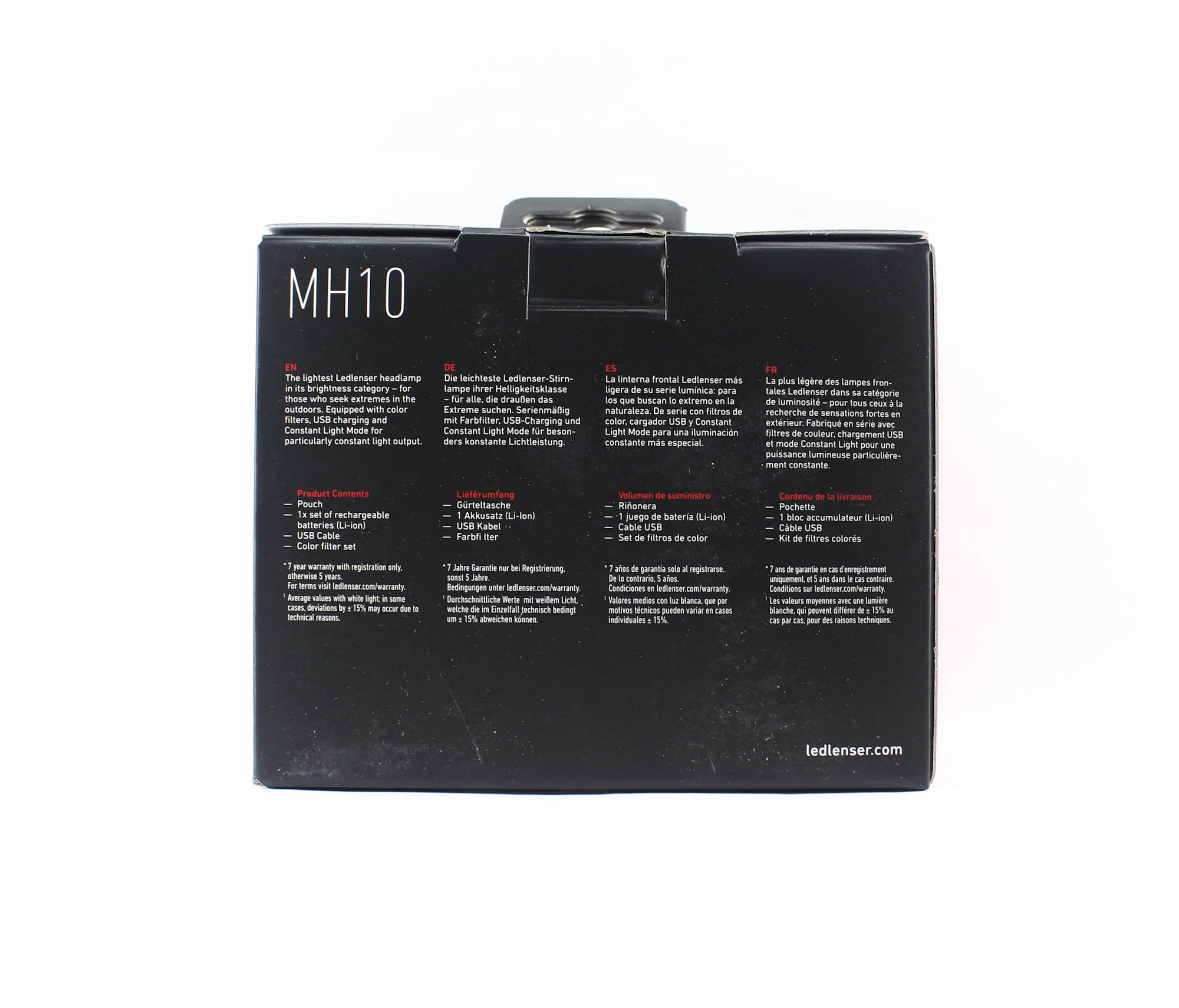 Ledlenser MH10 Headlamp 600 Lumens 150m IPX4 158g Rechargeable (4533)