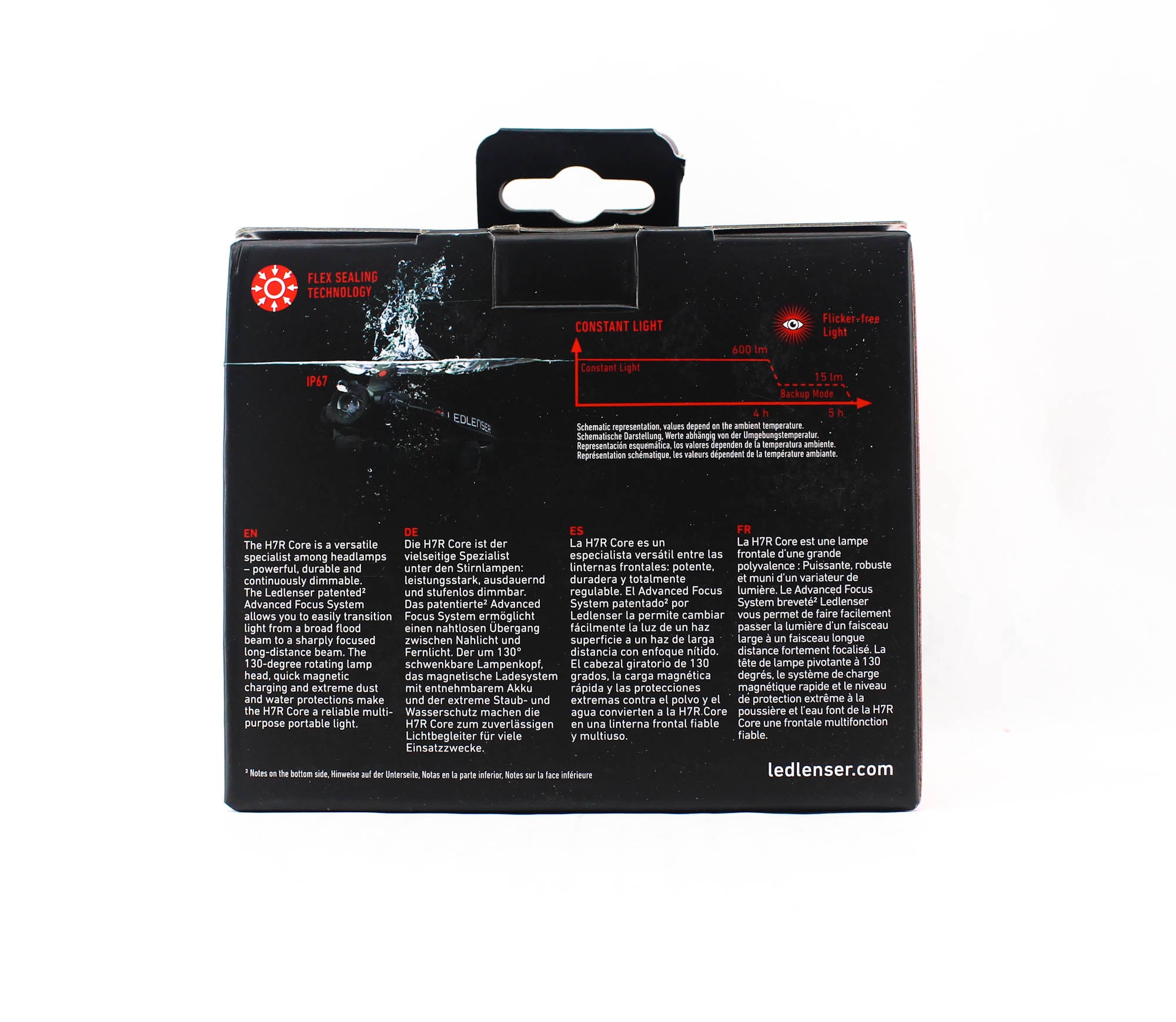 Ledlenser H7R Core Headlamp 1000 Lumens 250m IP67 259g Rechargeable (0909)