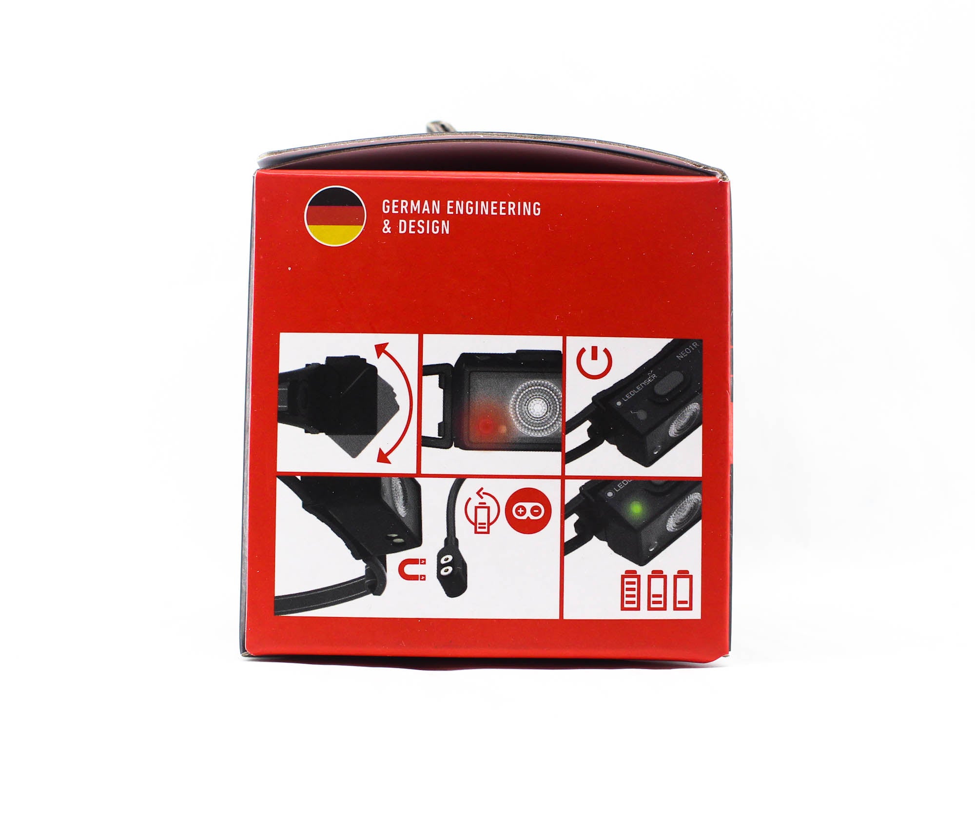 Ledlenser NEO1R Headlamp 250 Lumens 80m IP67 39g Rechargeable Grey (9957)