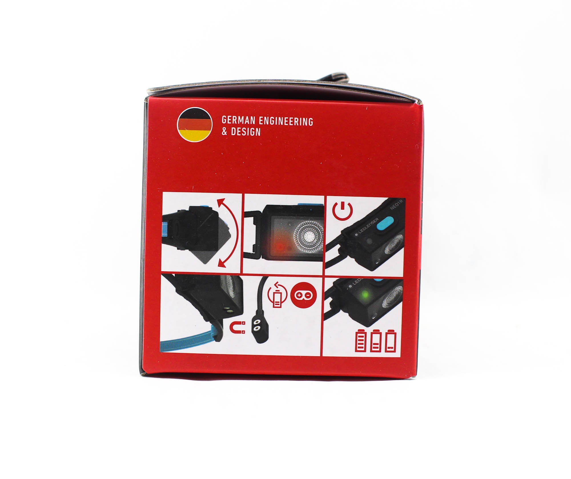 Ledlenser NEO1R Headlamp 250 Lumens 80m IP67 39g Rechargeable Blue (9971)