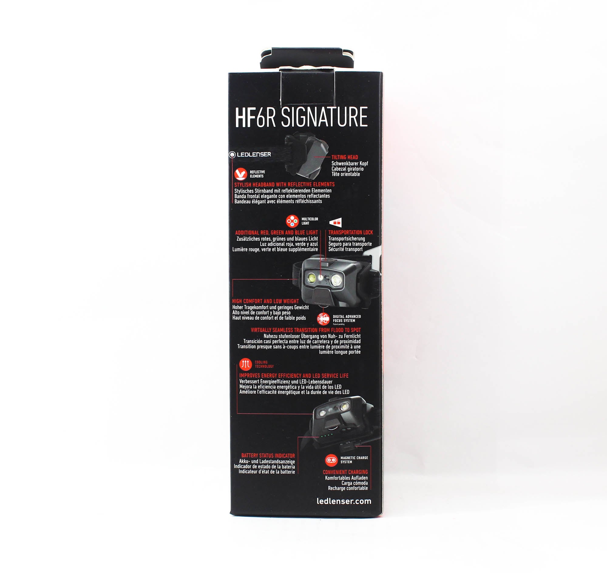 Ledlenser HF6R Signature Headlamp 1000 LM IP68 135g Rechageable Blk (1905)