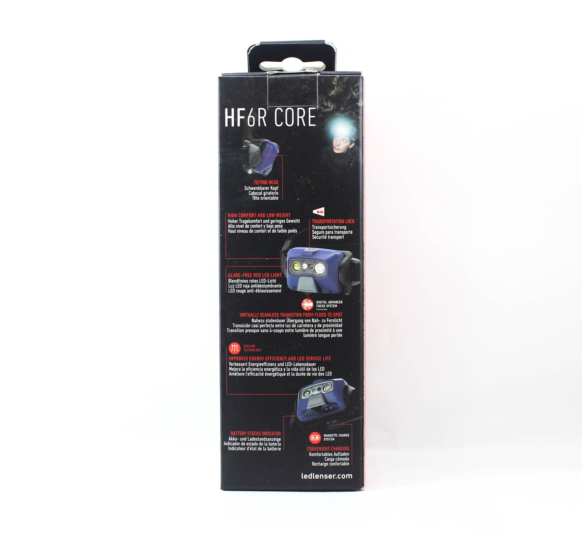 Ledlenser HF6R Core Headlamp 800 Lumens IP68 126g Rechargeable Blue (4319)