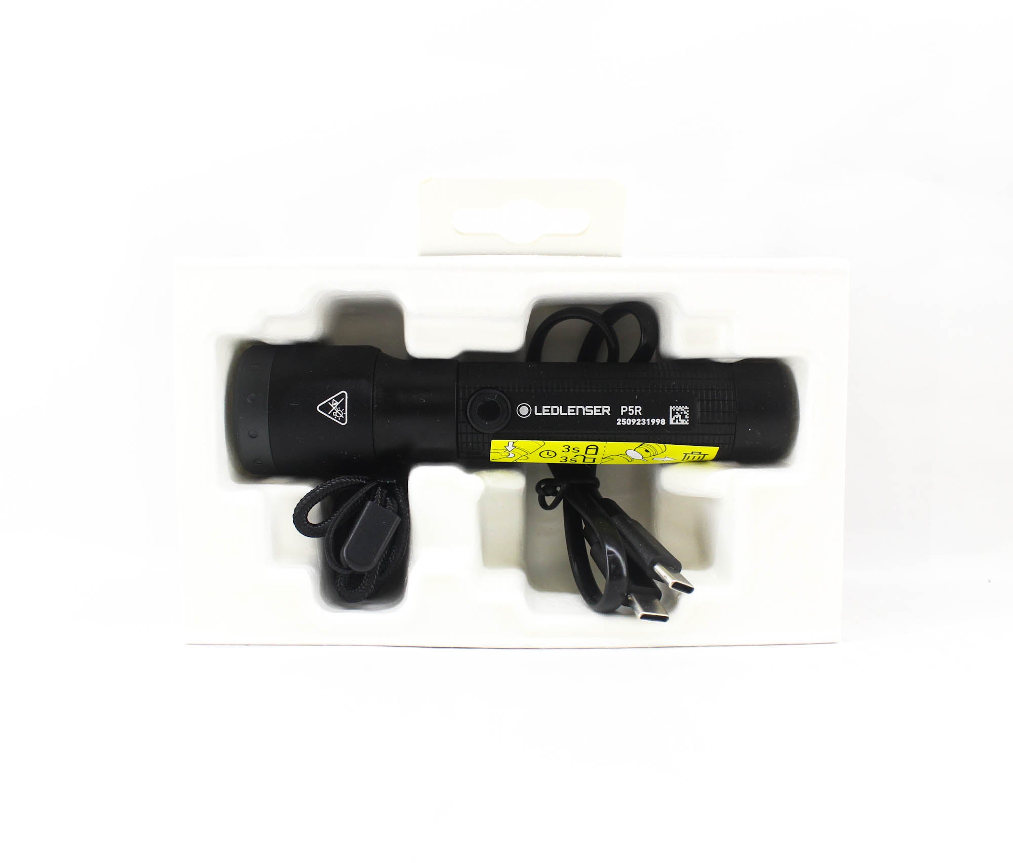 Ledlenser P5R Flashlight 750 Lumens 280m 99g Rechargable Black (7310)