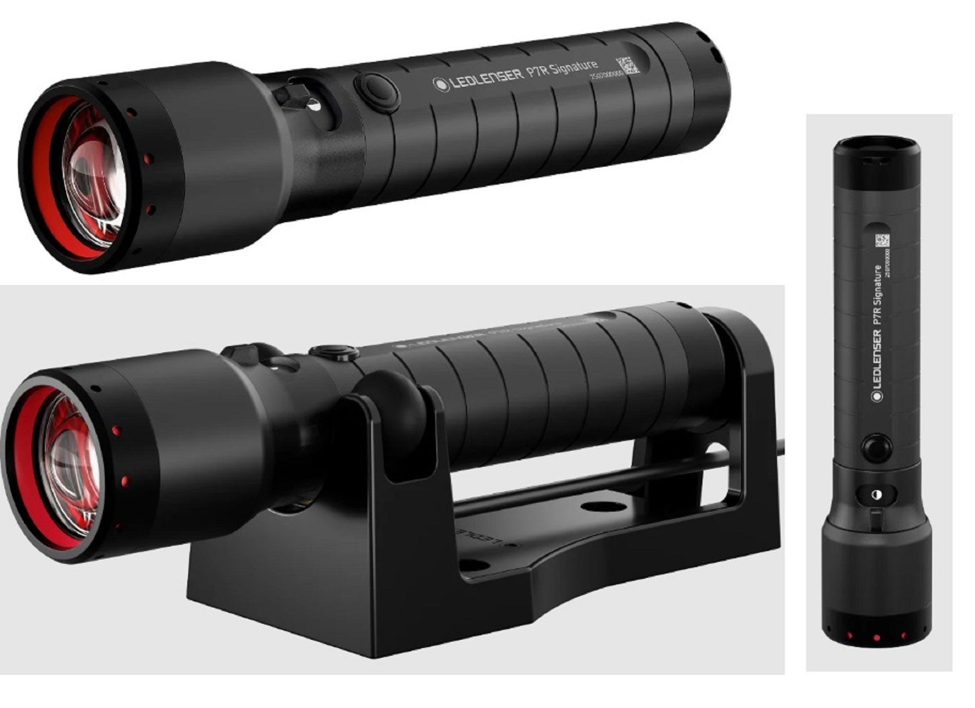 Ledlenser P7R Flashlight 2000 Lumens 320m 197g Rechargable Black (7372)