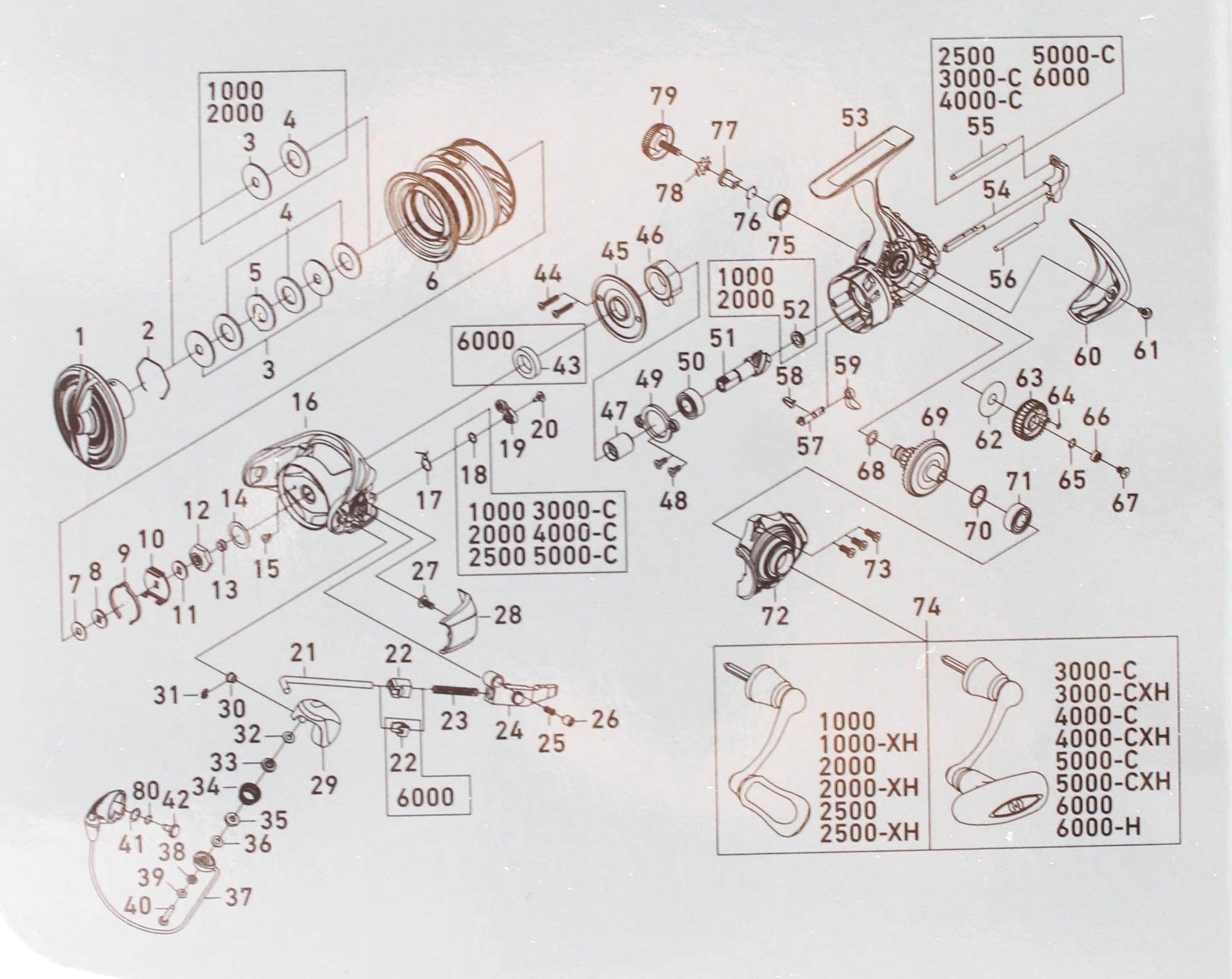 Daiwa Reel Spinning 23 Revros LT 4000 CXH (5126)
