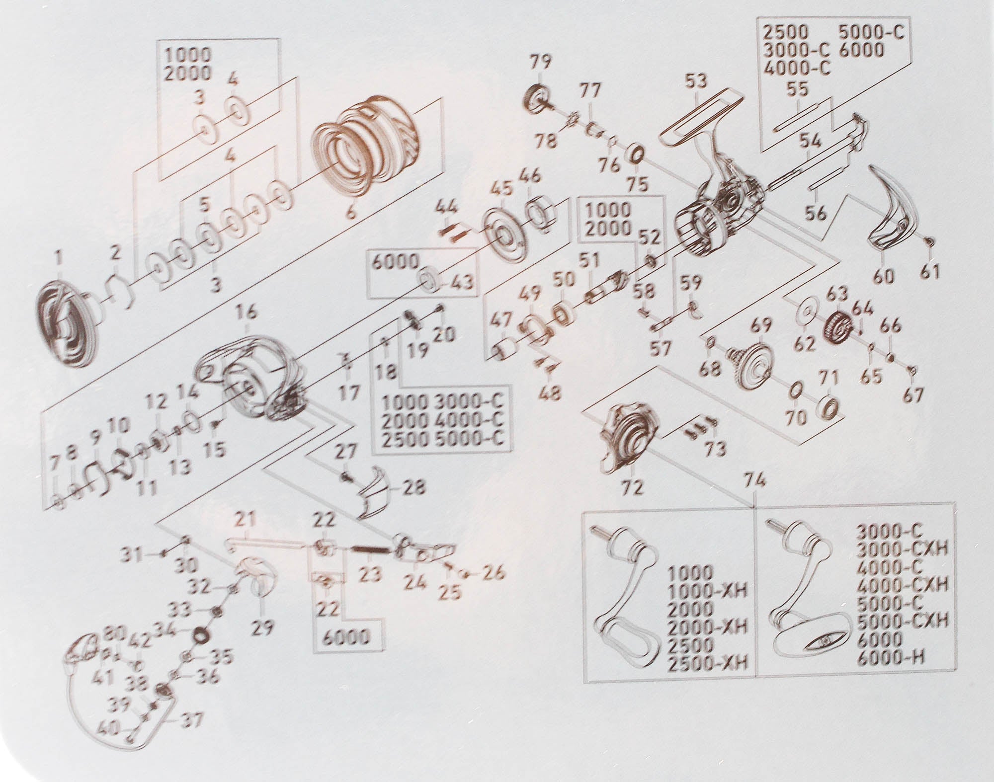 Daiwa Reel Spinning 23 Revros LT 5000 CXH (5140)