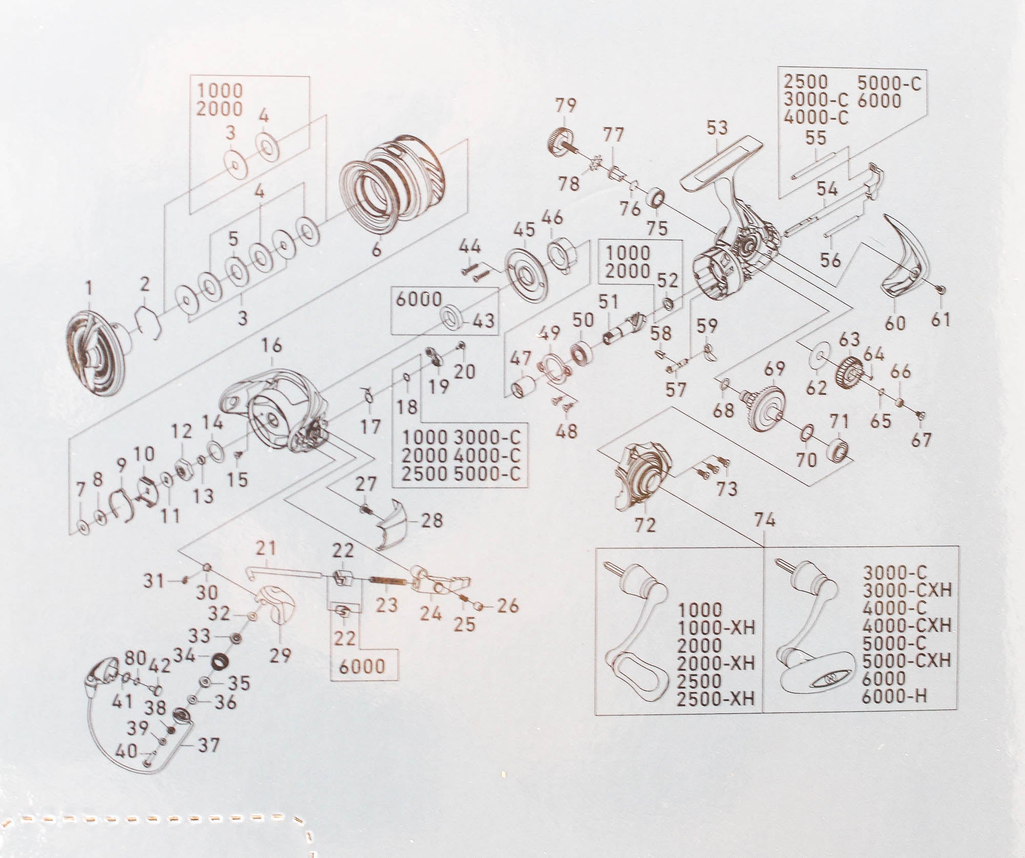 Sale Daiwa Reel Spinning 23 Revros LT 6000 H (5164)